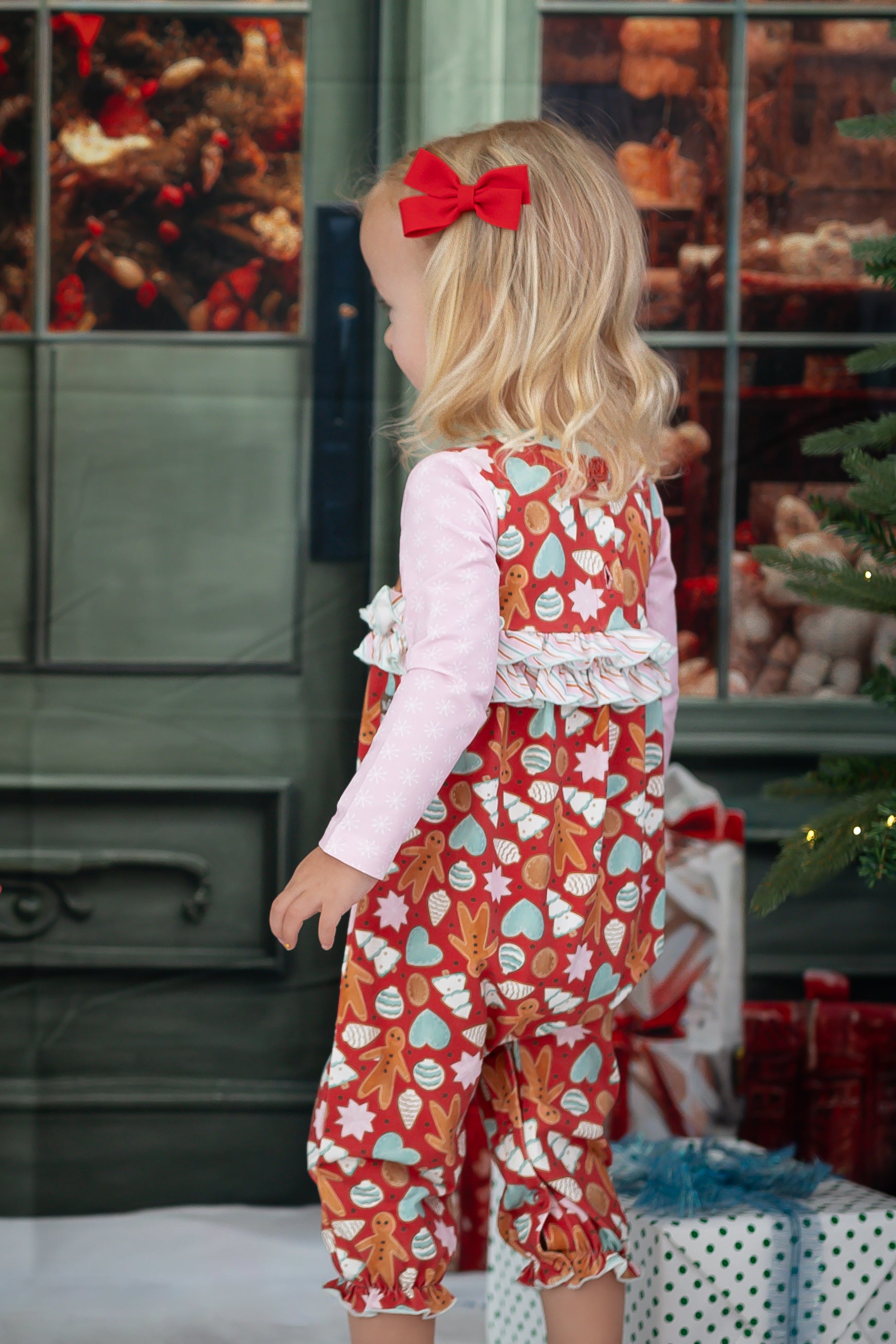 Merry Gingerbread Moments Romper (Pre-Order)