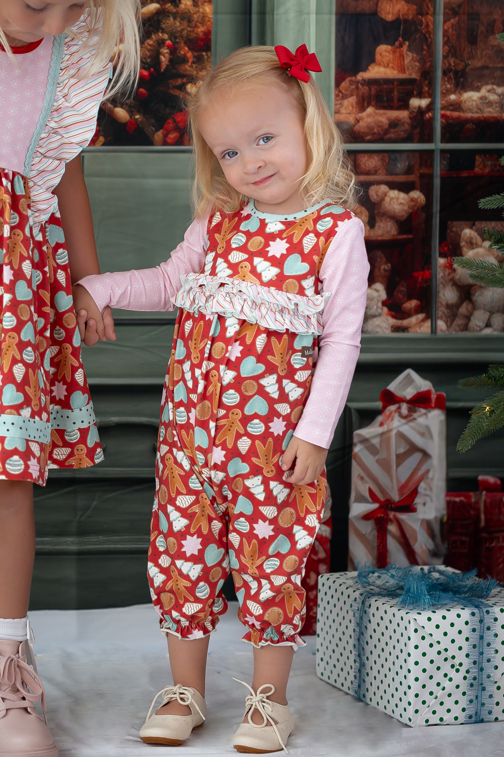 Merry Gingerbread Moments Romper (Pre-Order)