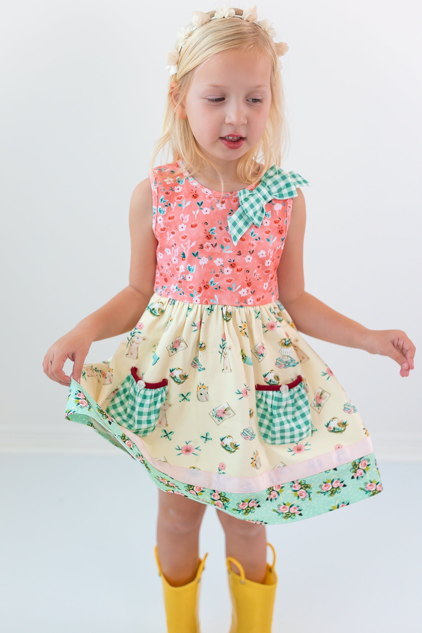 Cottontail Springs Bow Dress (Pre-Order)