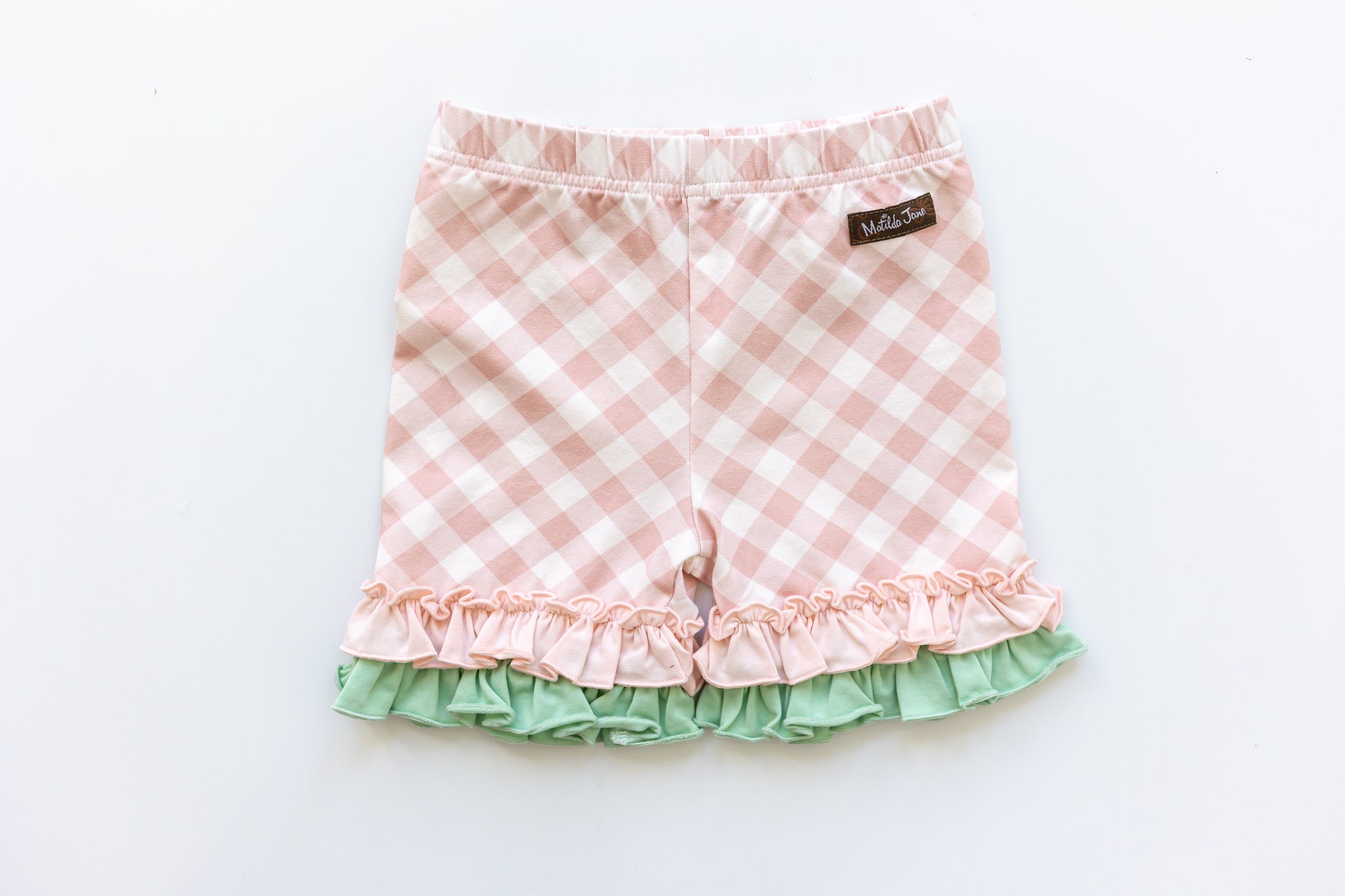 Pink Clover Patch Ruffle Shorties