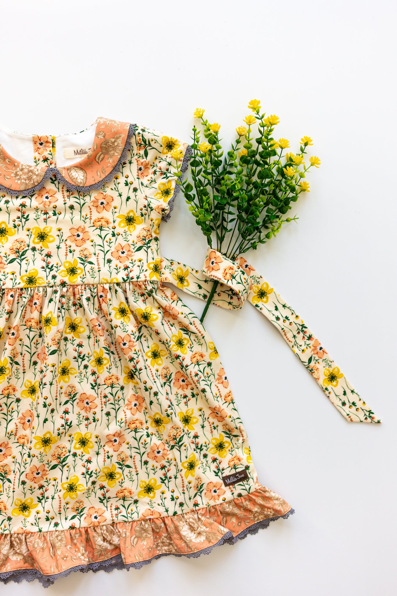 Bloom Where You Are Planted Collar Dress