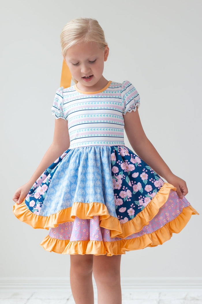 Patchwork Parade Ruffle Dress – Matilda Jane Clothing