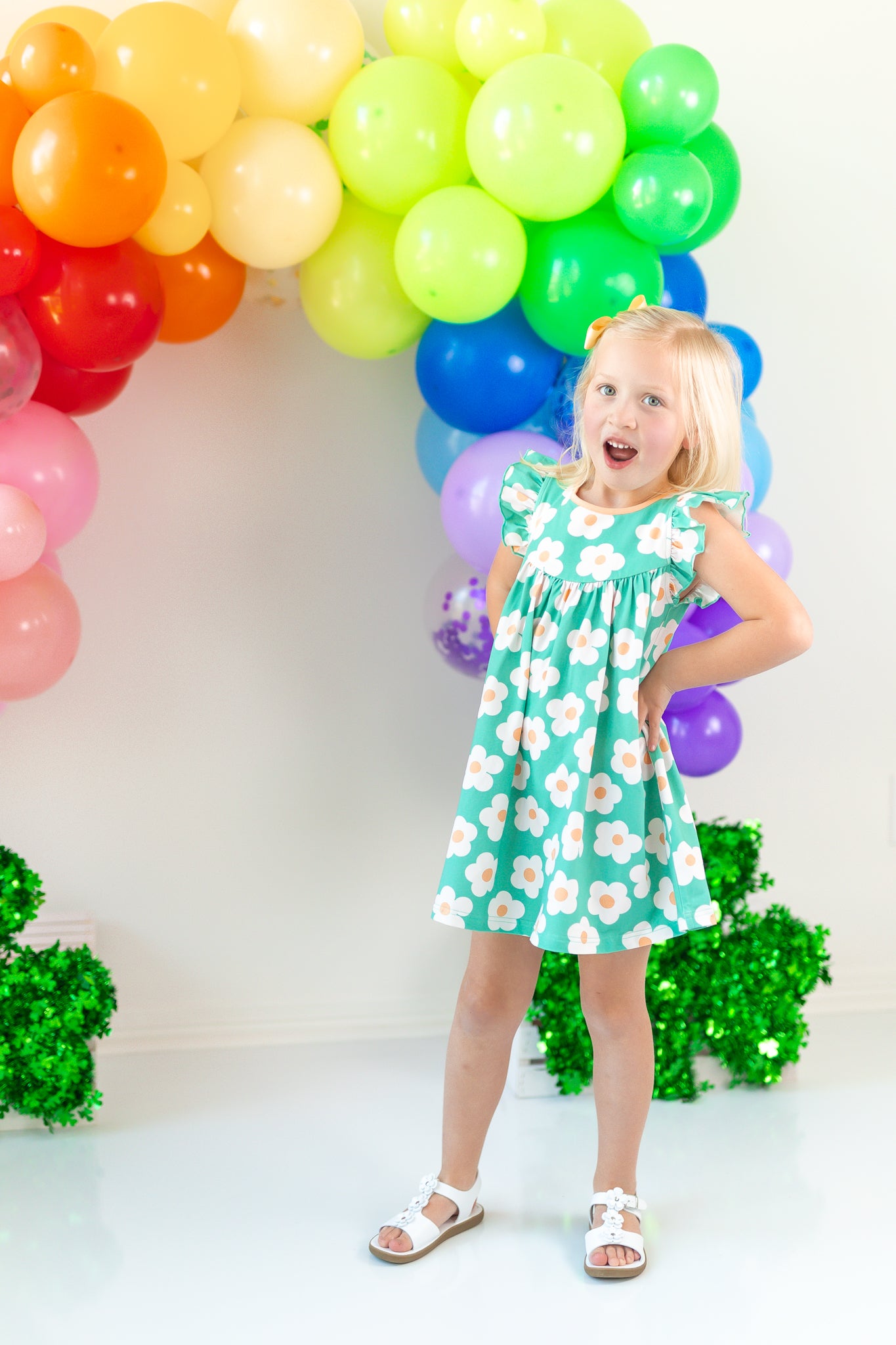 Shamrock Blooms Pearl Dress