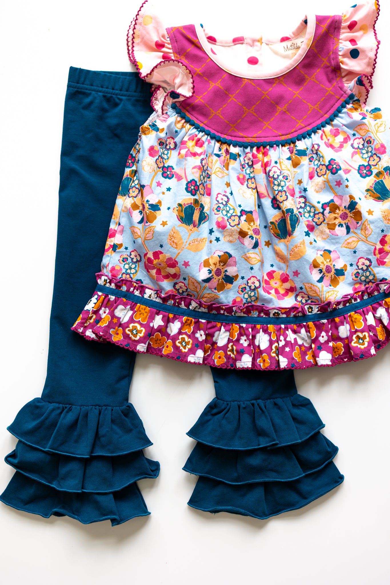 Blueberry Cloud Pop Benny Leggings (Pre-Order)