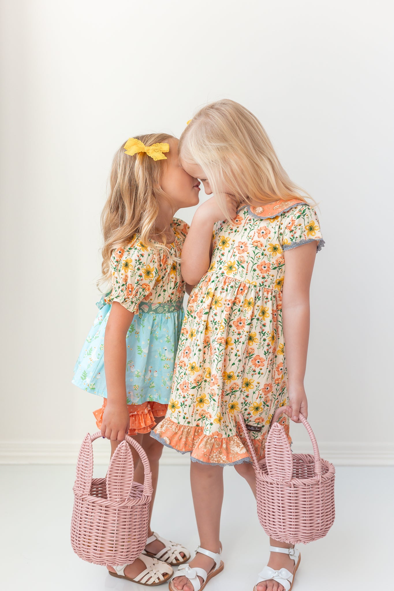 Just Peachy Ruffle Shorties (Pre-Order)