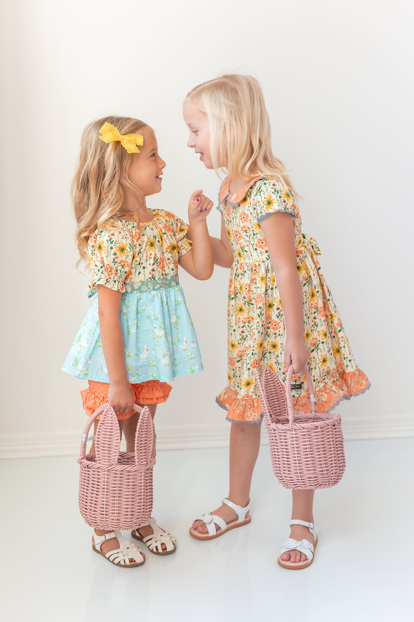 Just Peachy Ruffle Shorties (Pre-Order)