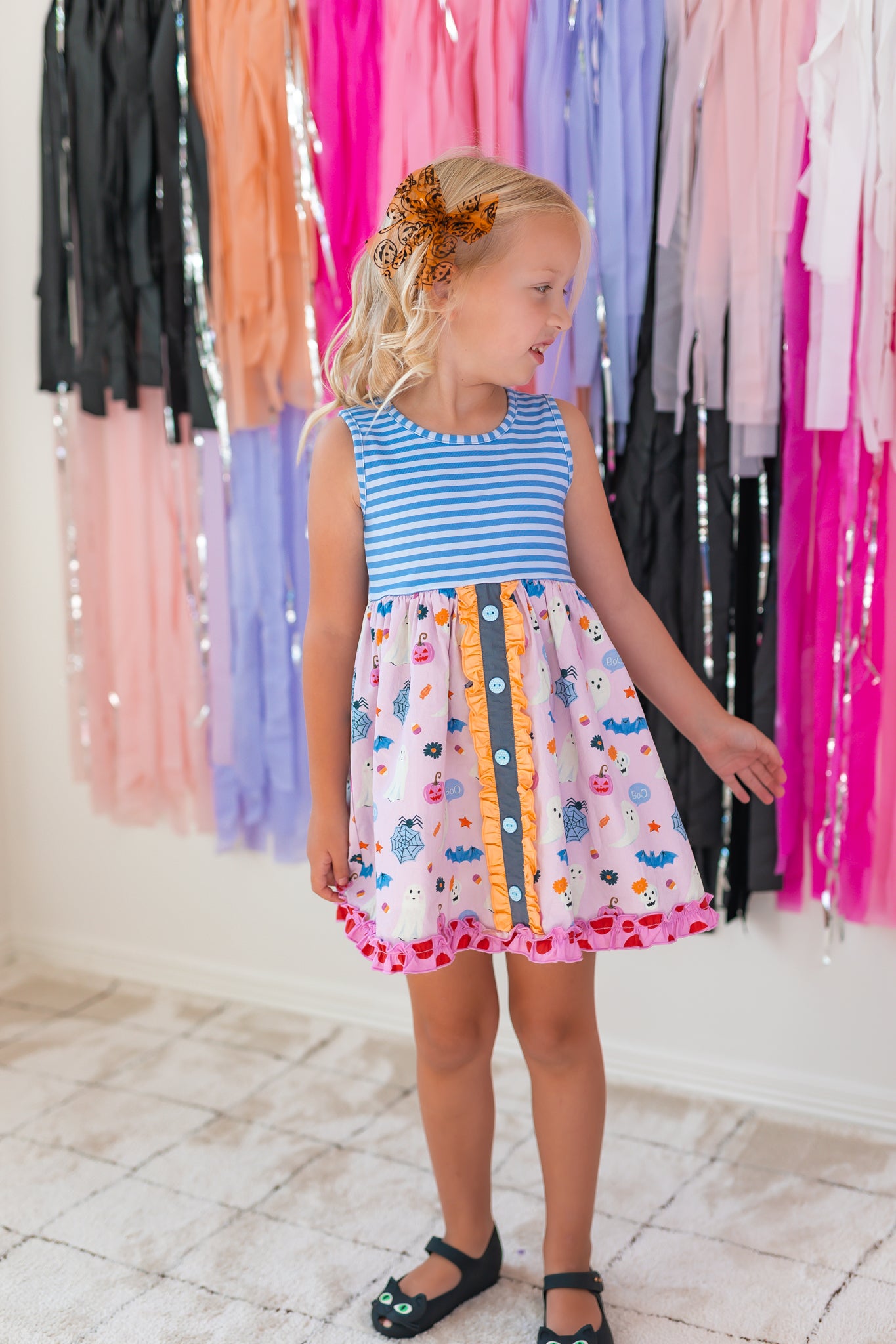 Enchanted Boo Bash Button Dress (Pre-Order)