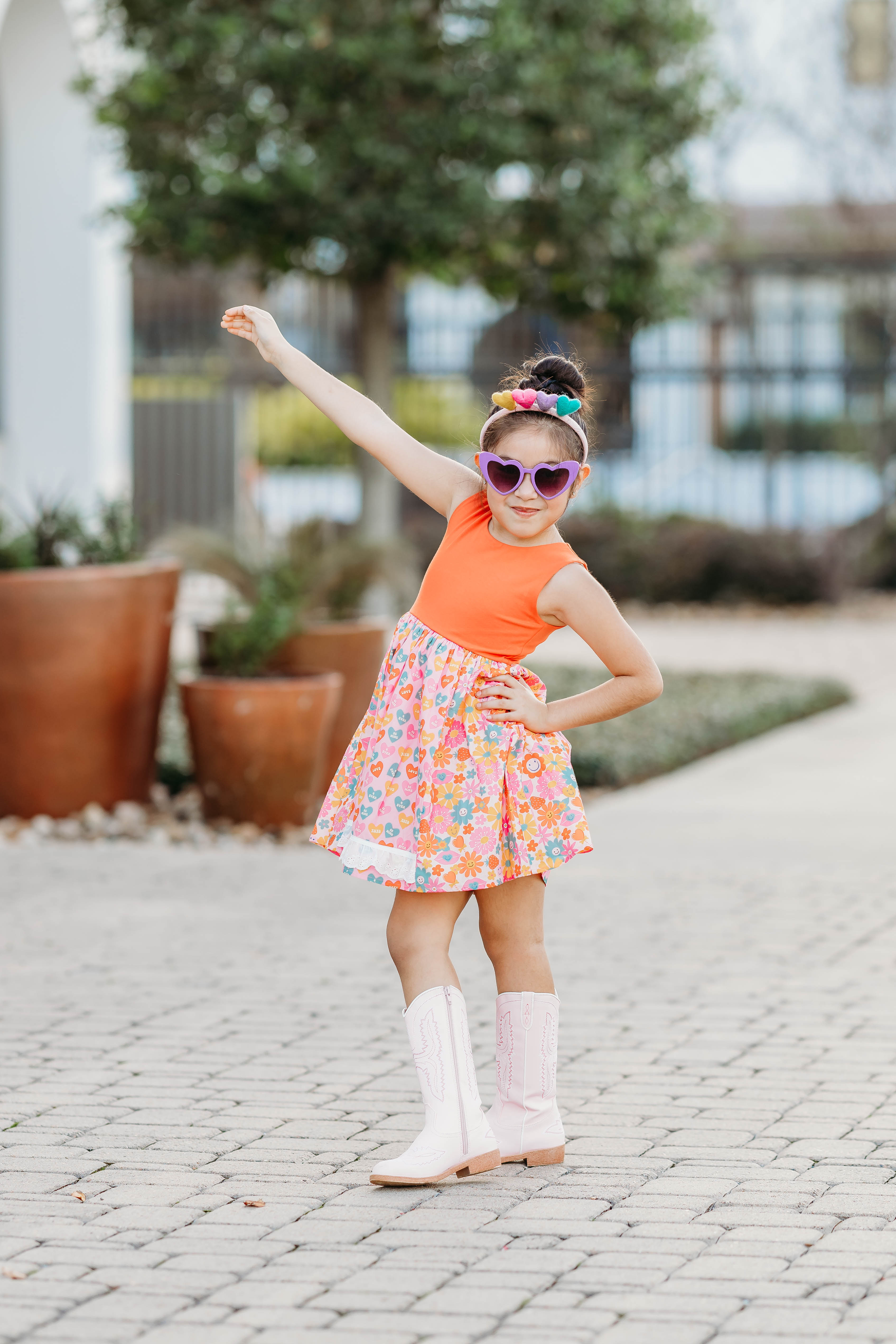 Heart On My Sleeve Eyelet Dress