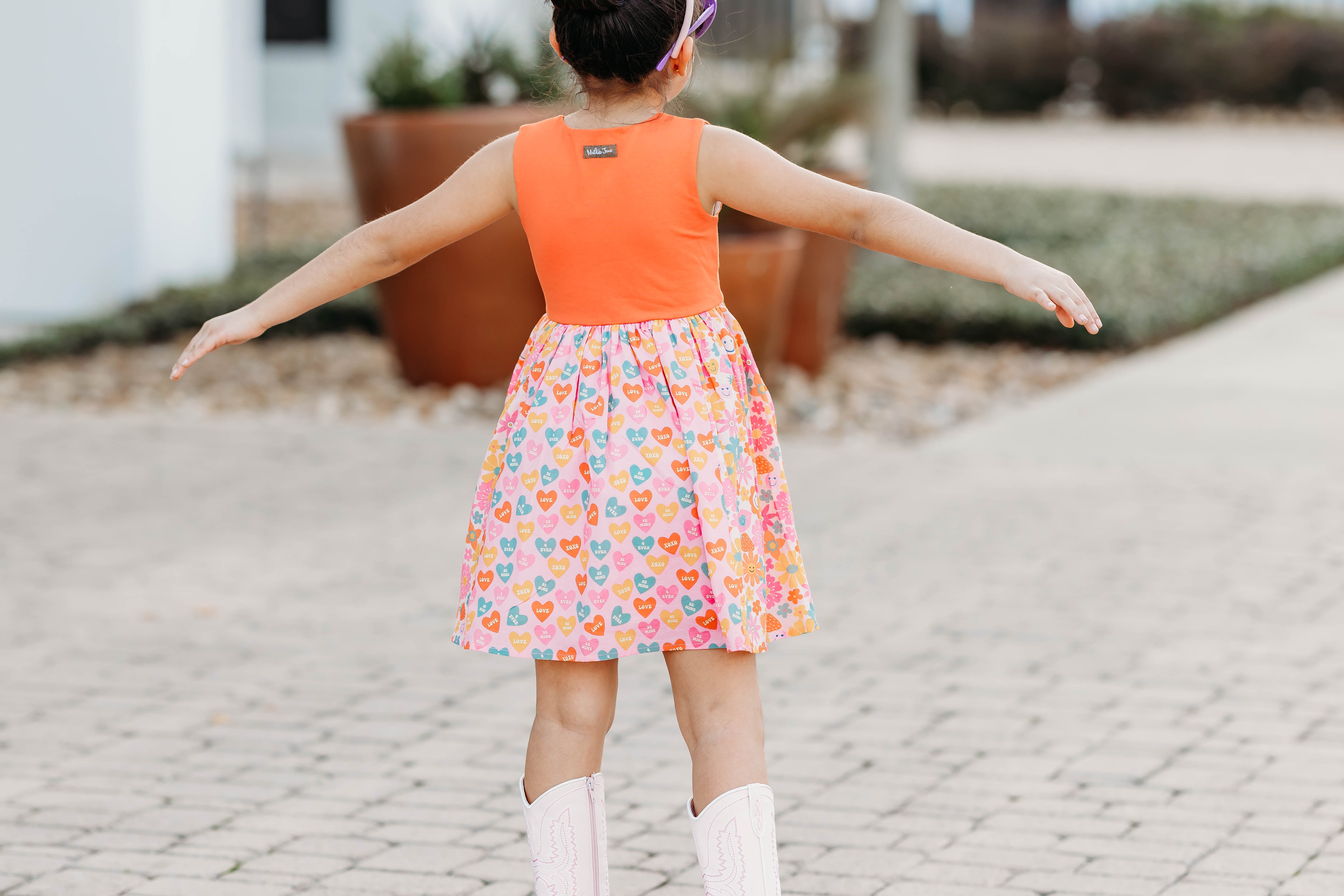 Heart On My Sleeve Eyelet Dress