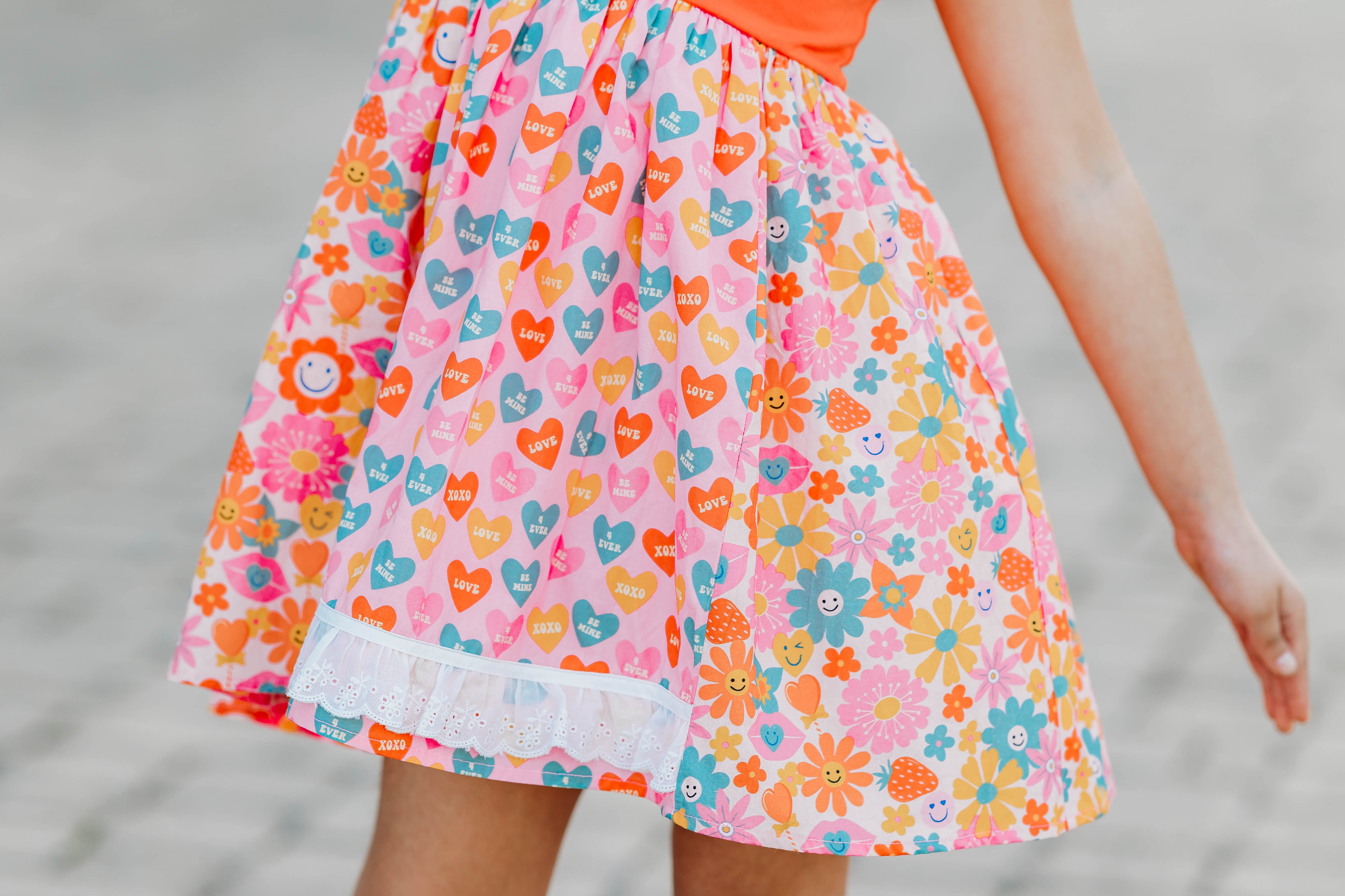 Heart On My Sleeve Eyelet Dress