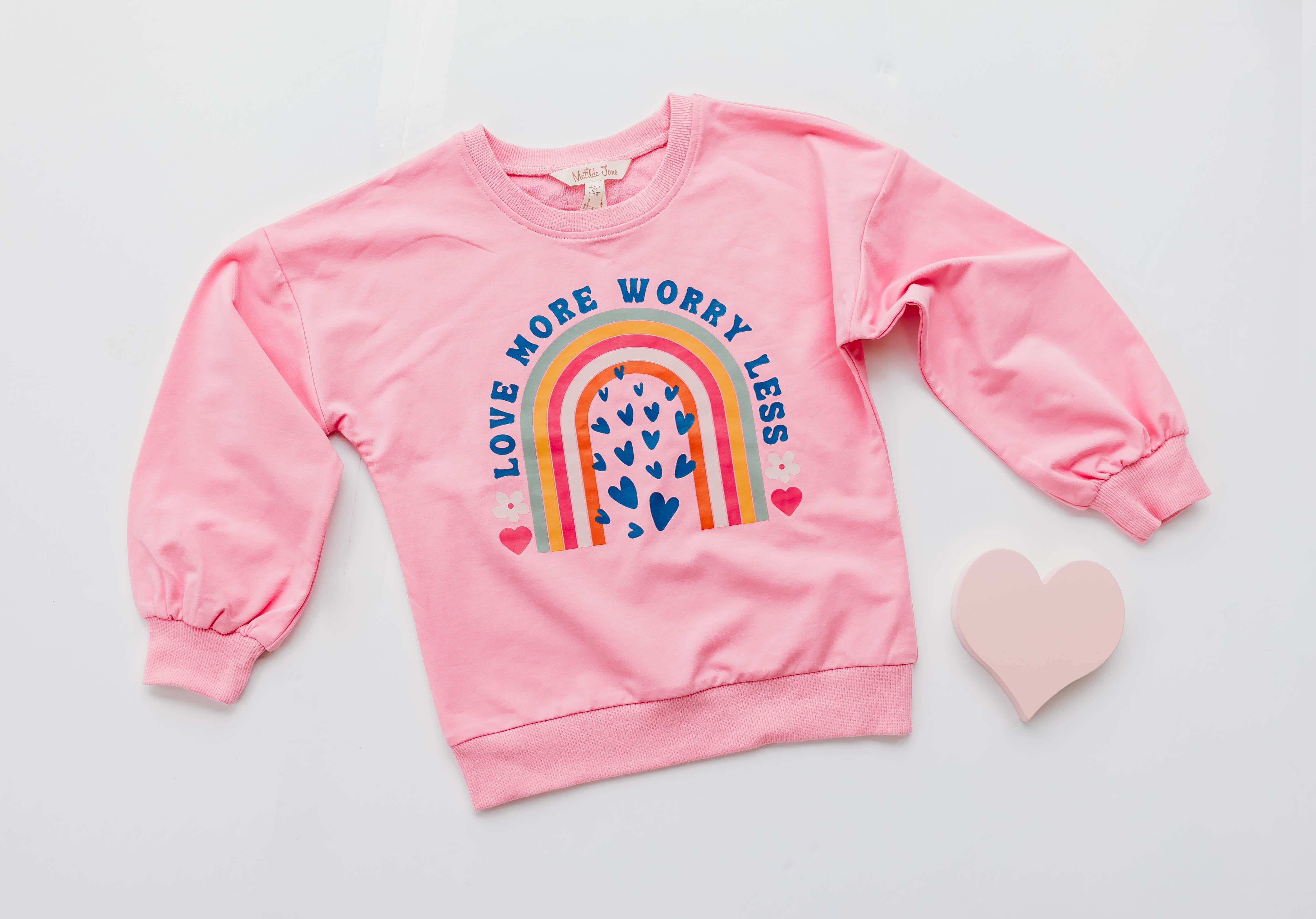 Love More Worry Less Sweater