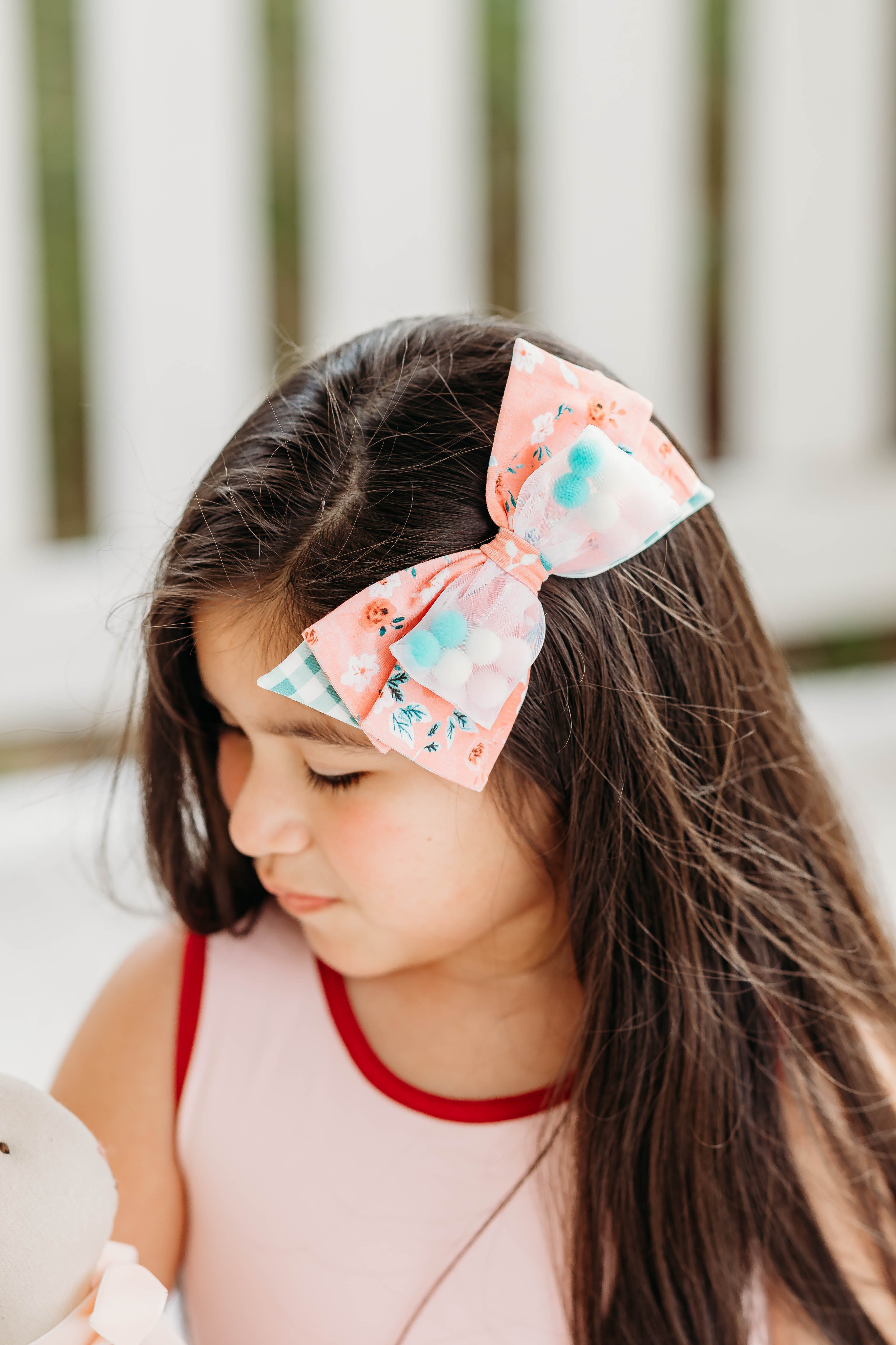 Cottontail Springs Pom Bow (Pre-Order)