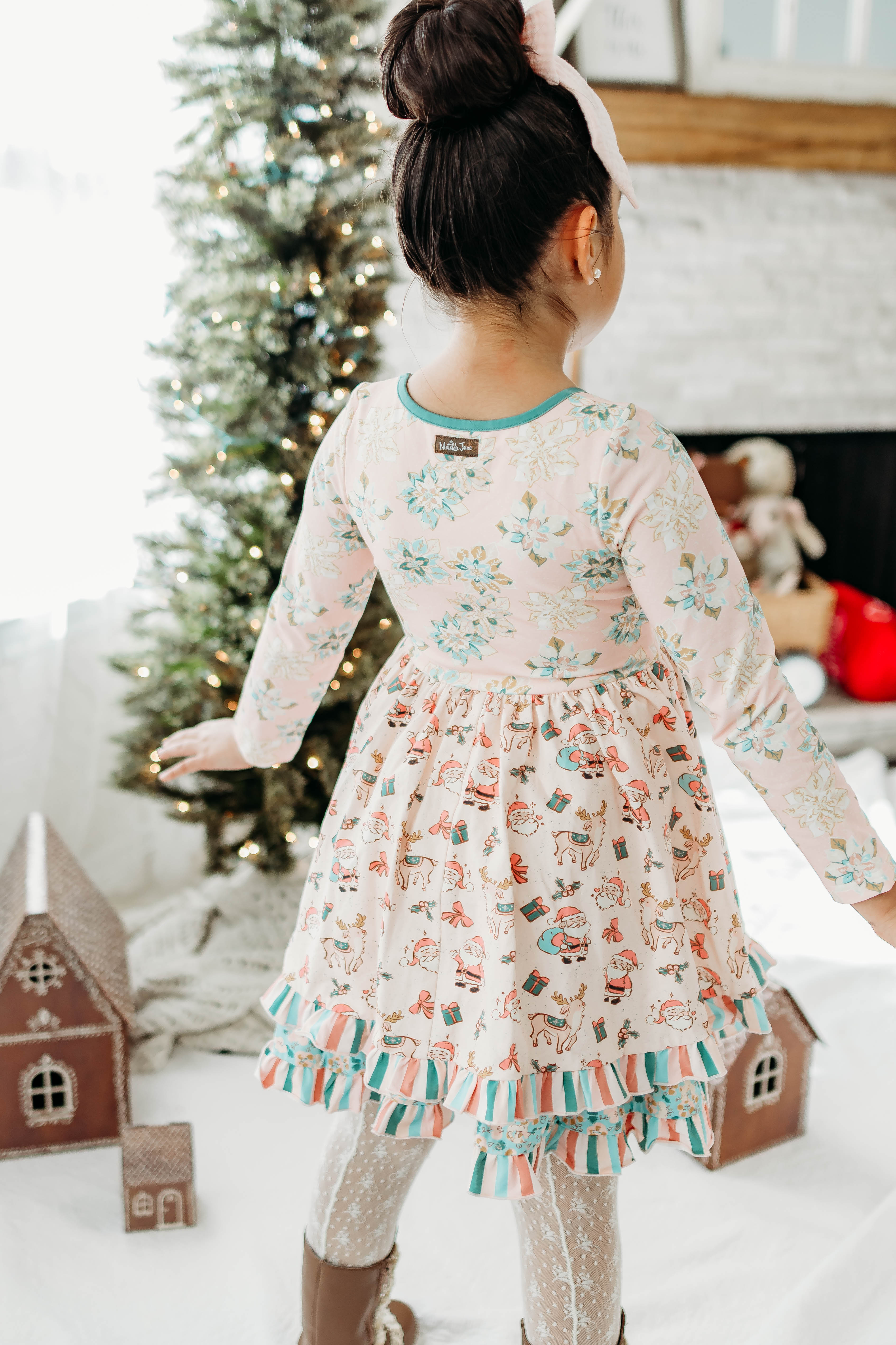 Santas Sugarplum Ruffle Dress (Pre-Order)