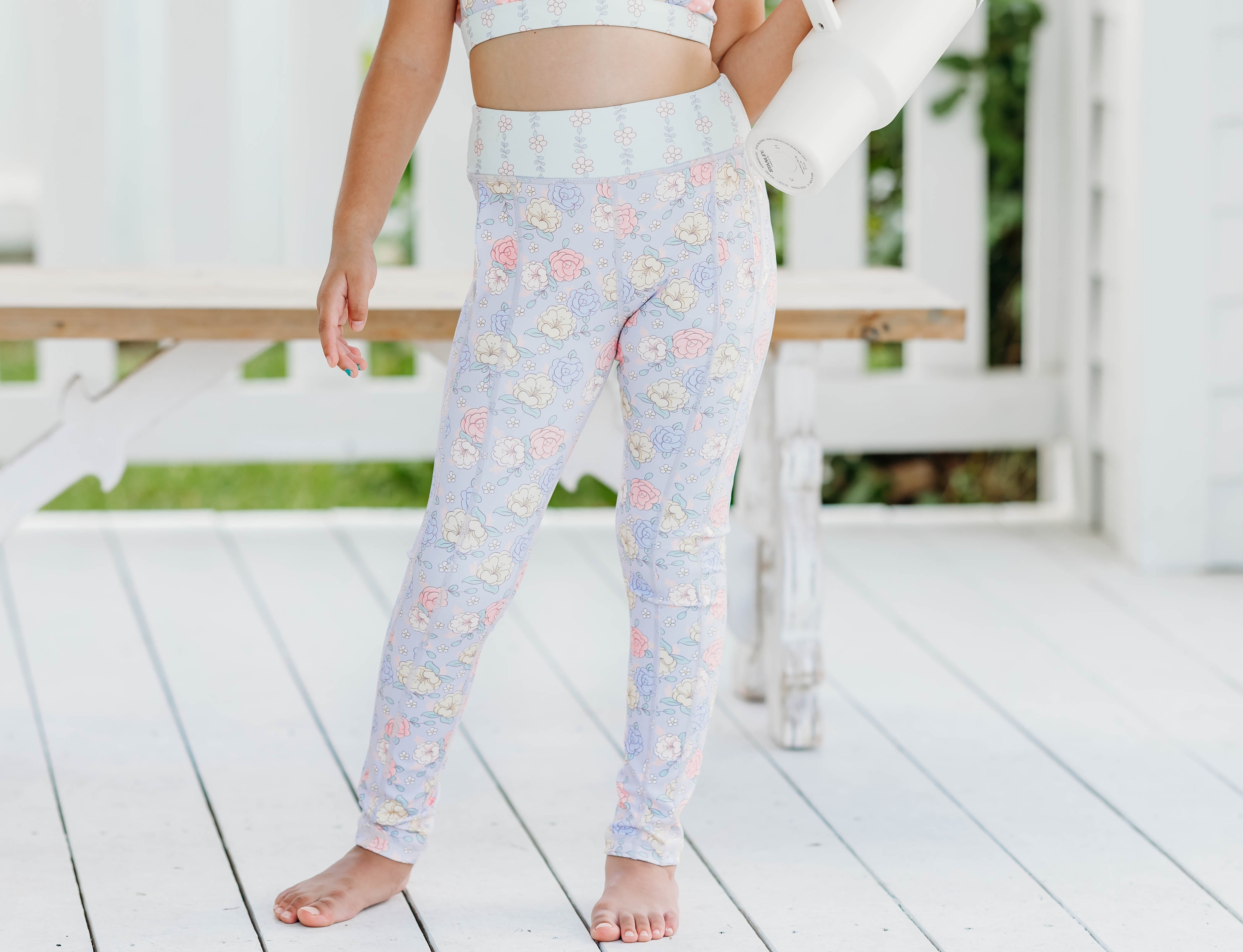 Petal Parade Active Leggings (Runs Small)