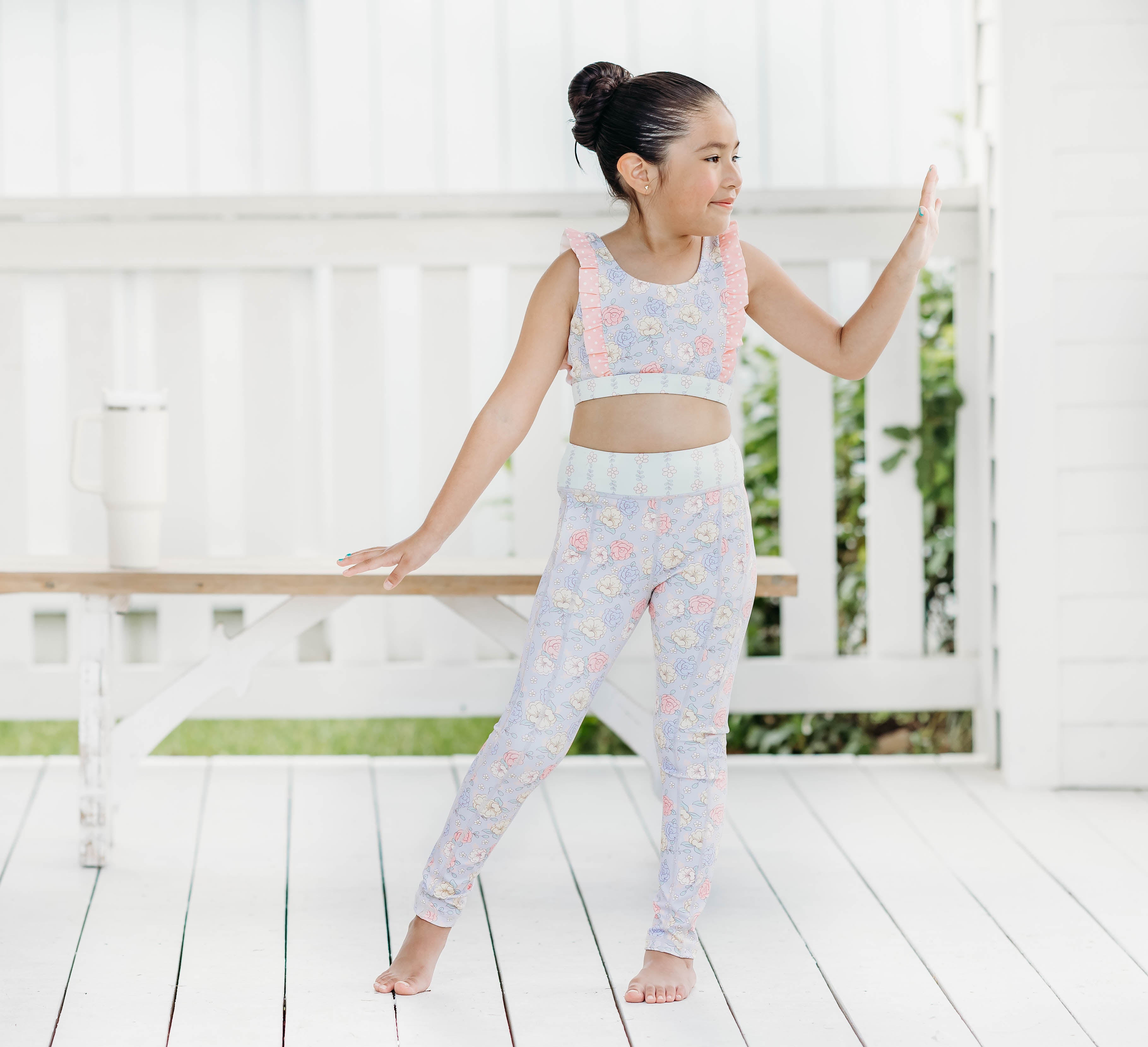 Petal Parade Active Leggings (Runs Small)