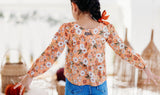 Tier Ruffle Top Floral Symphony