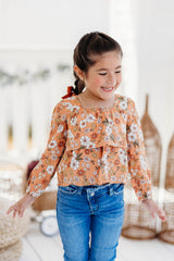 Tier Ruffle Top Floral Symphony