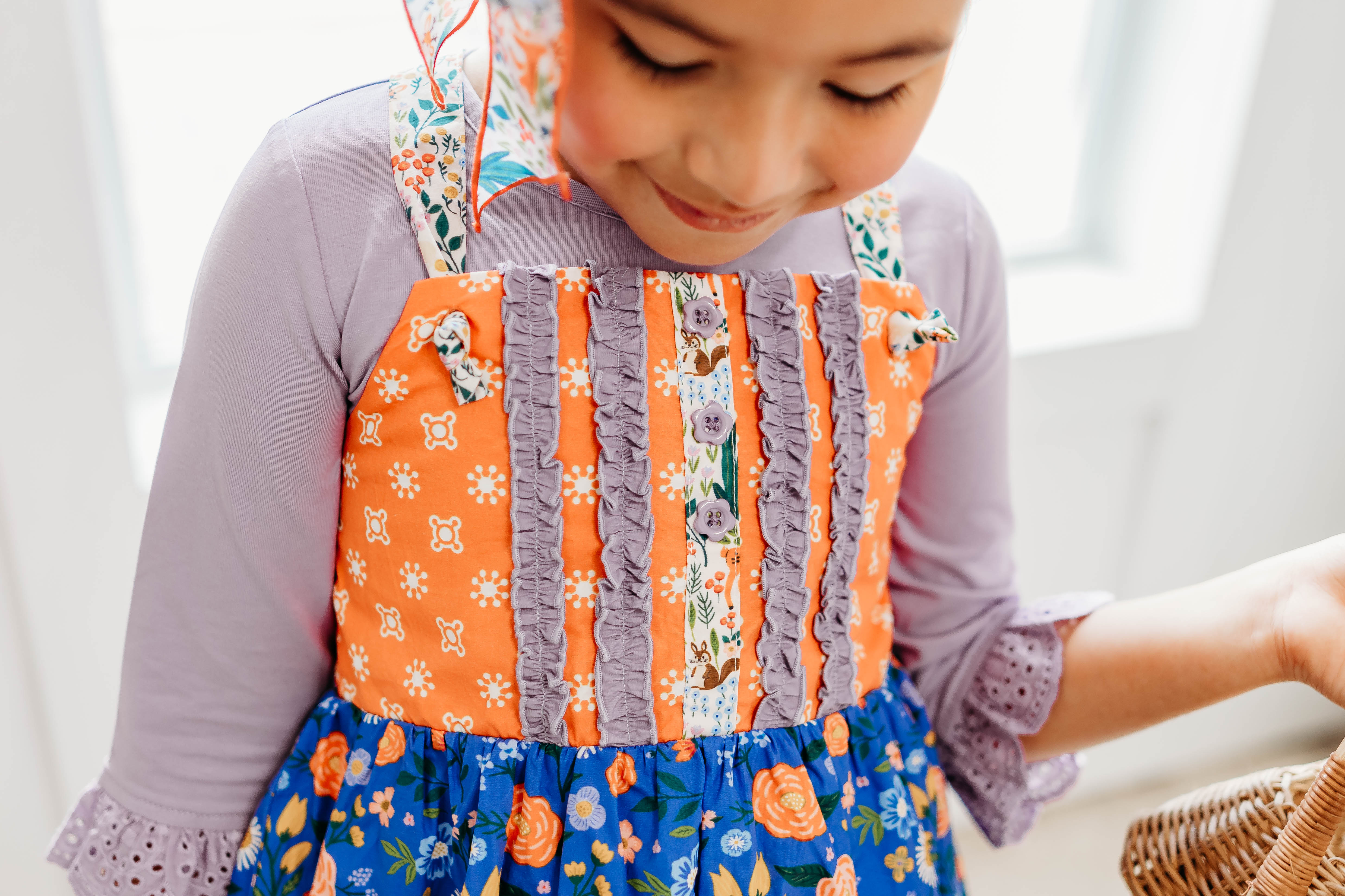 Lavender Fields Ruffle Eyelet Tee