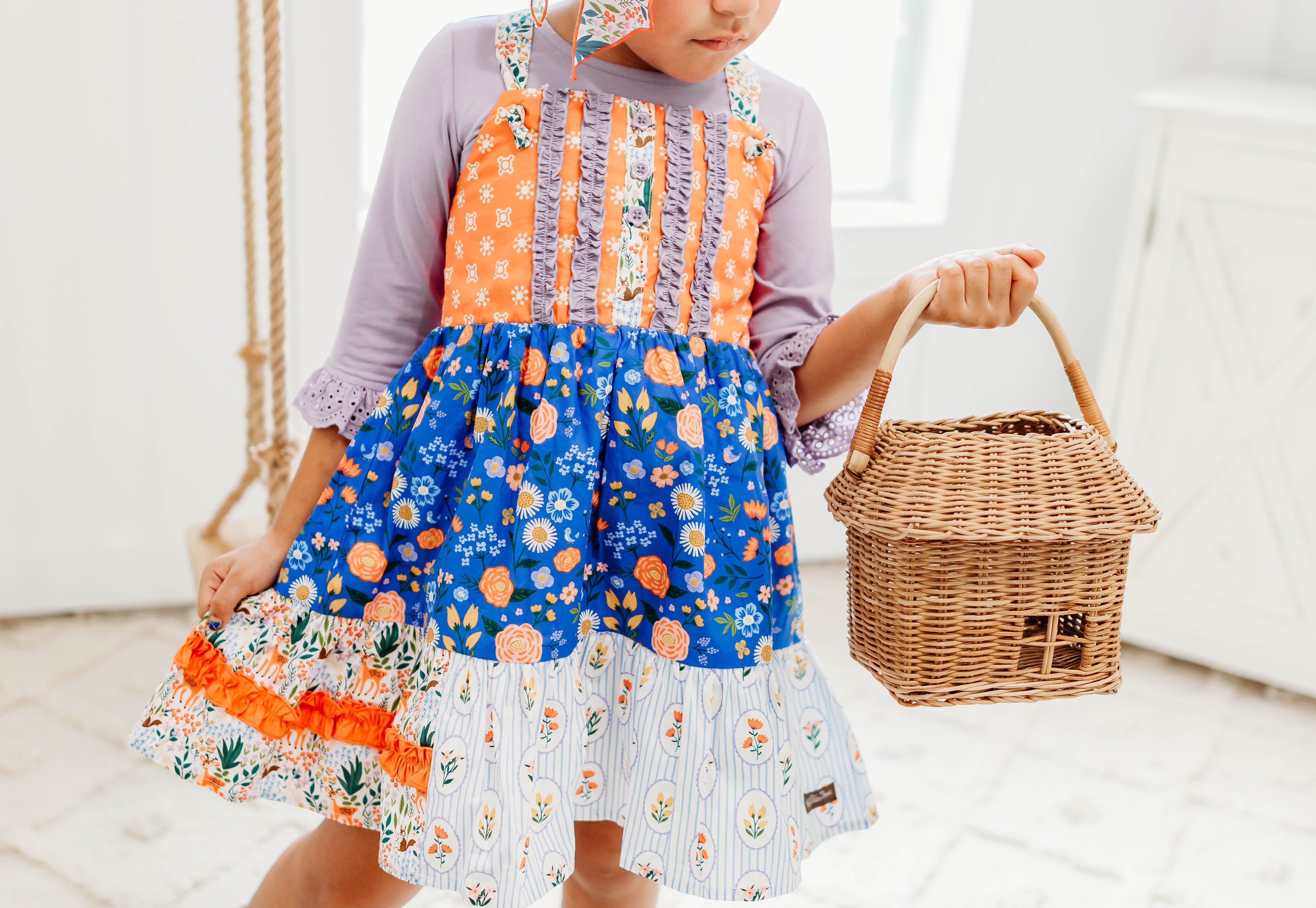 Lavender Fields Ruffle Eyelet Tee