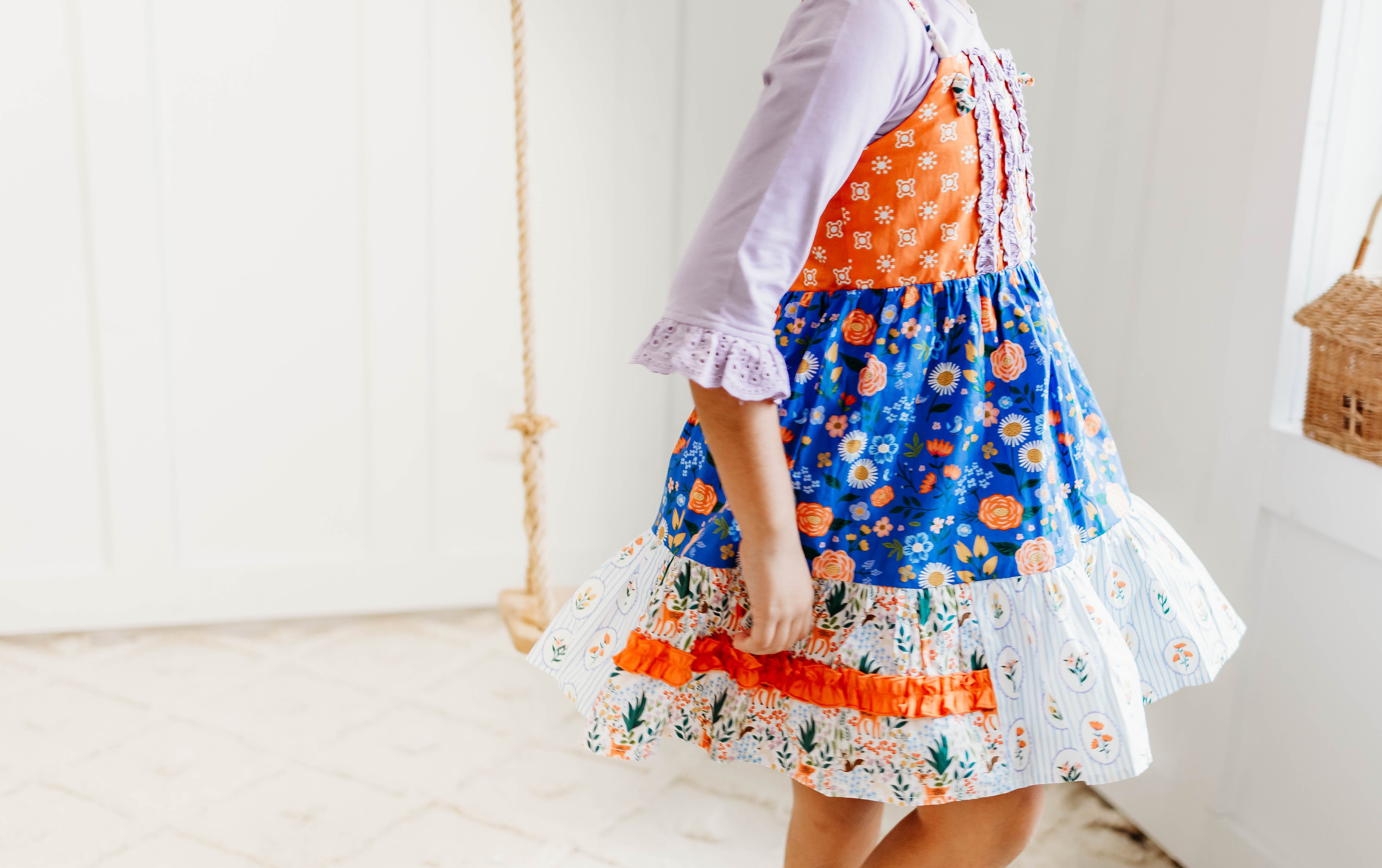 Sunlit Sapphire Knot Dress