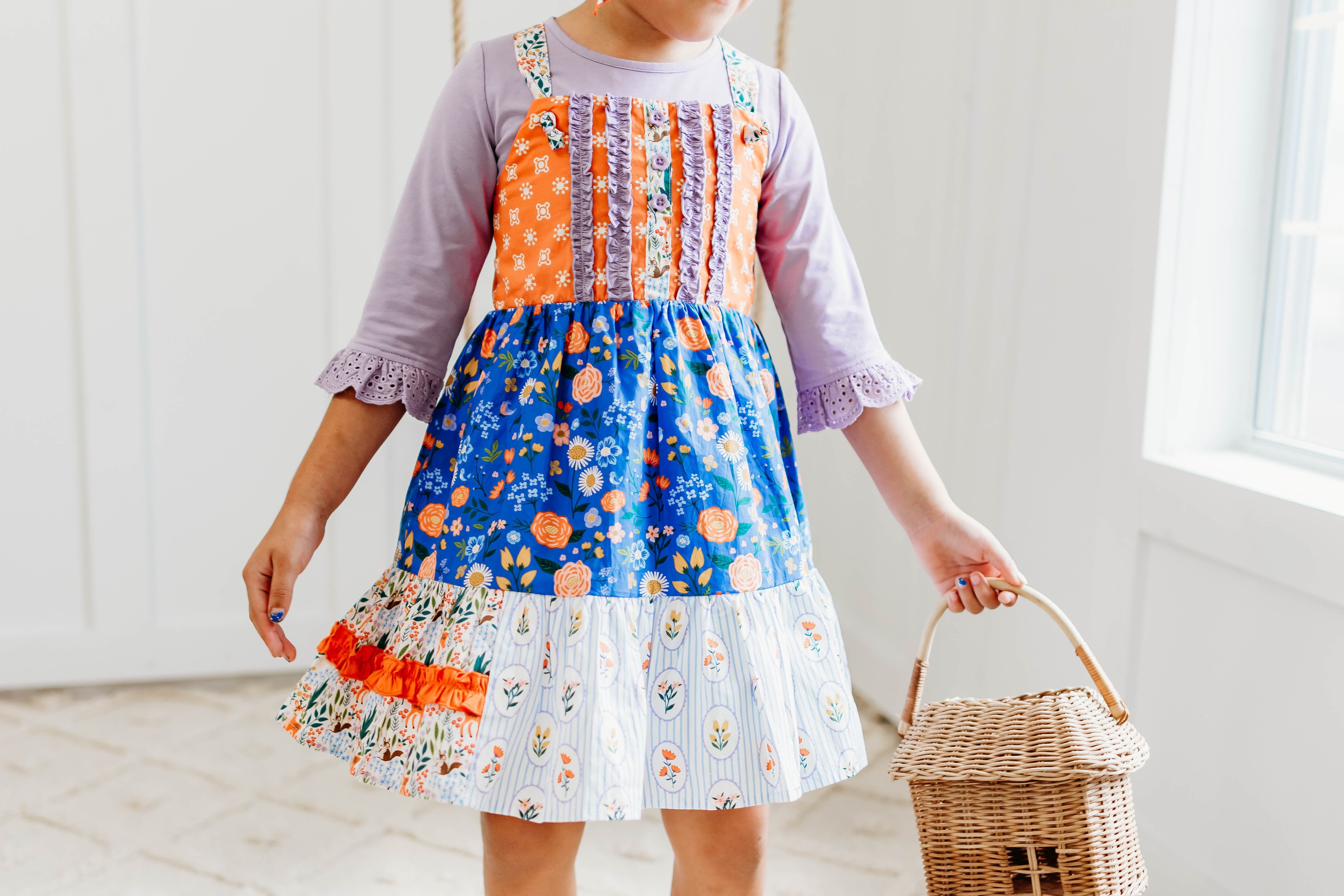 Lavender Fields Ruffle Eyelet Tee