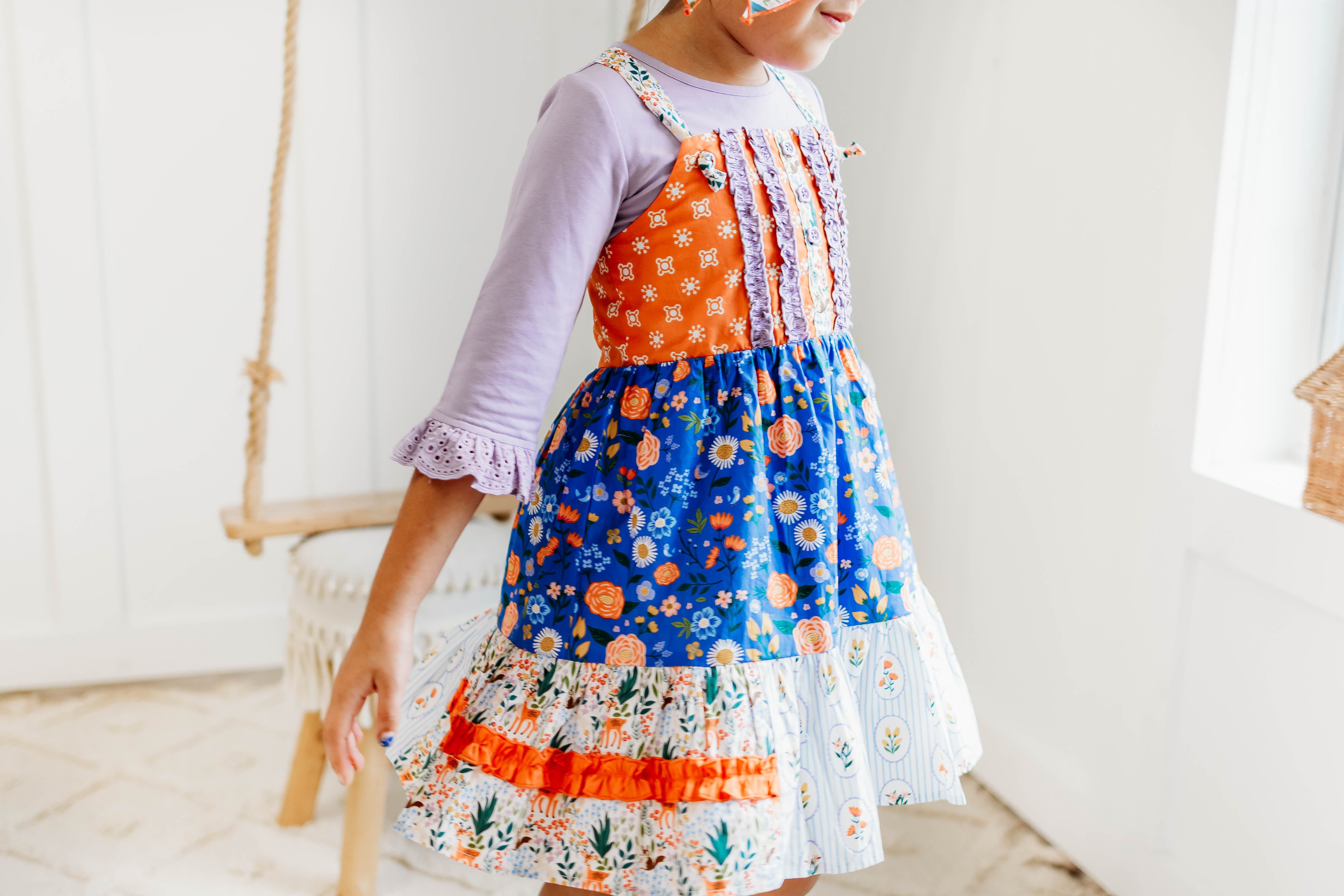 Lavender Fields Ruffle Eyelet Tee