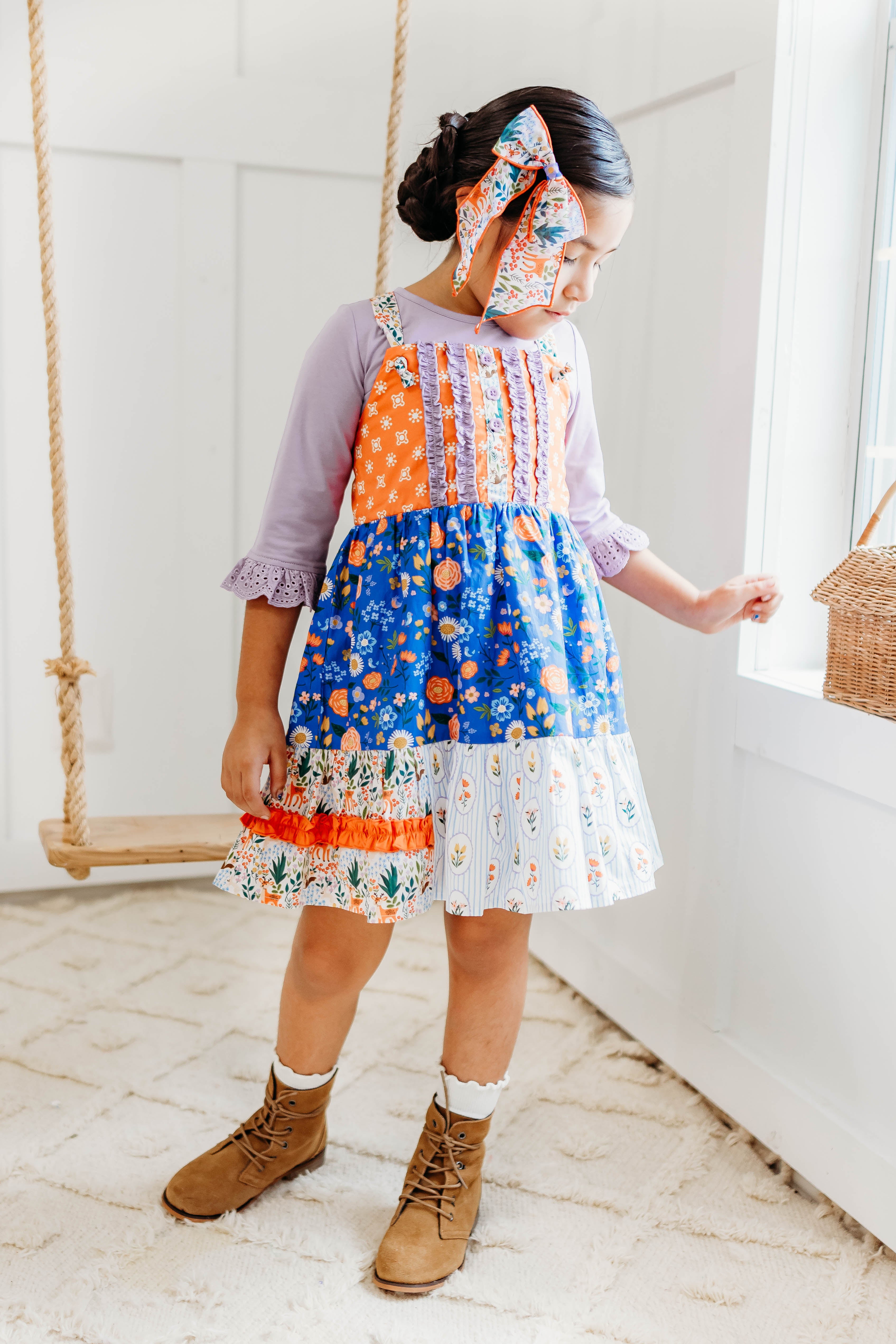 Lavender Fields Ruffle Eyelet Tee