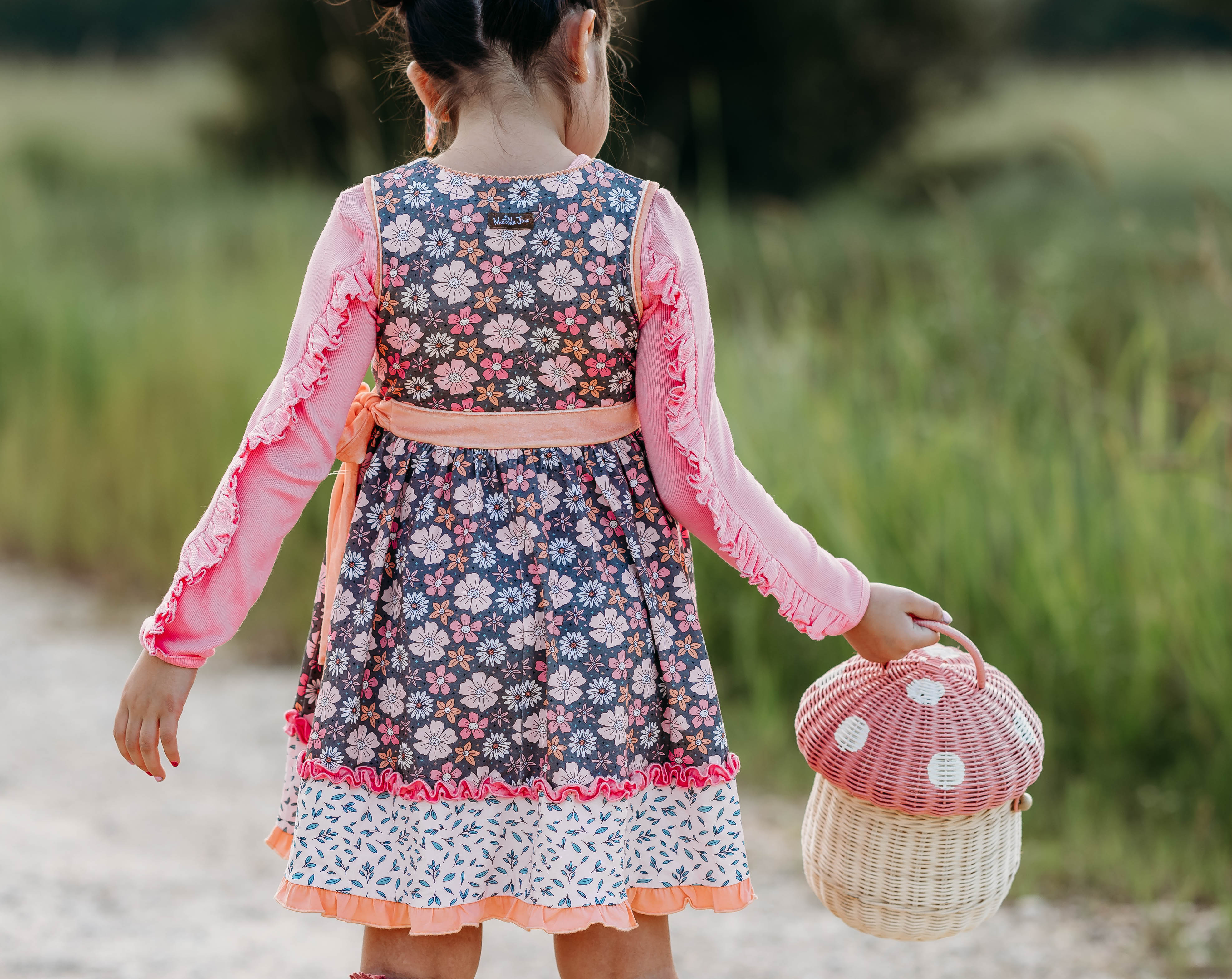 Twilight Blossom Wrap Dress