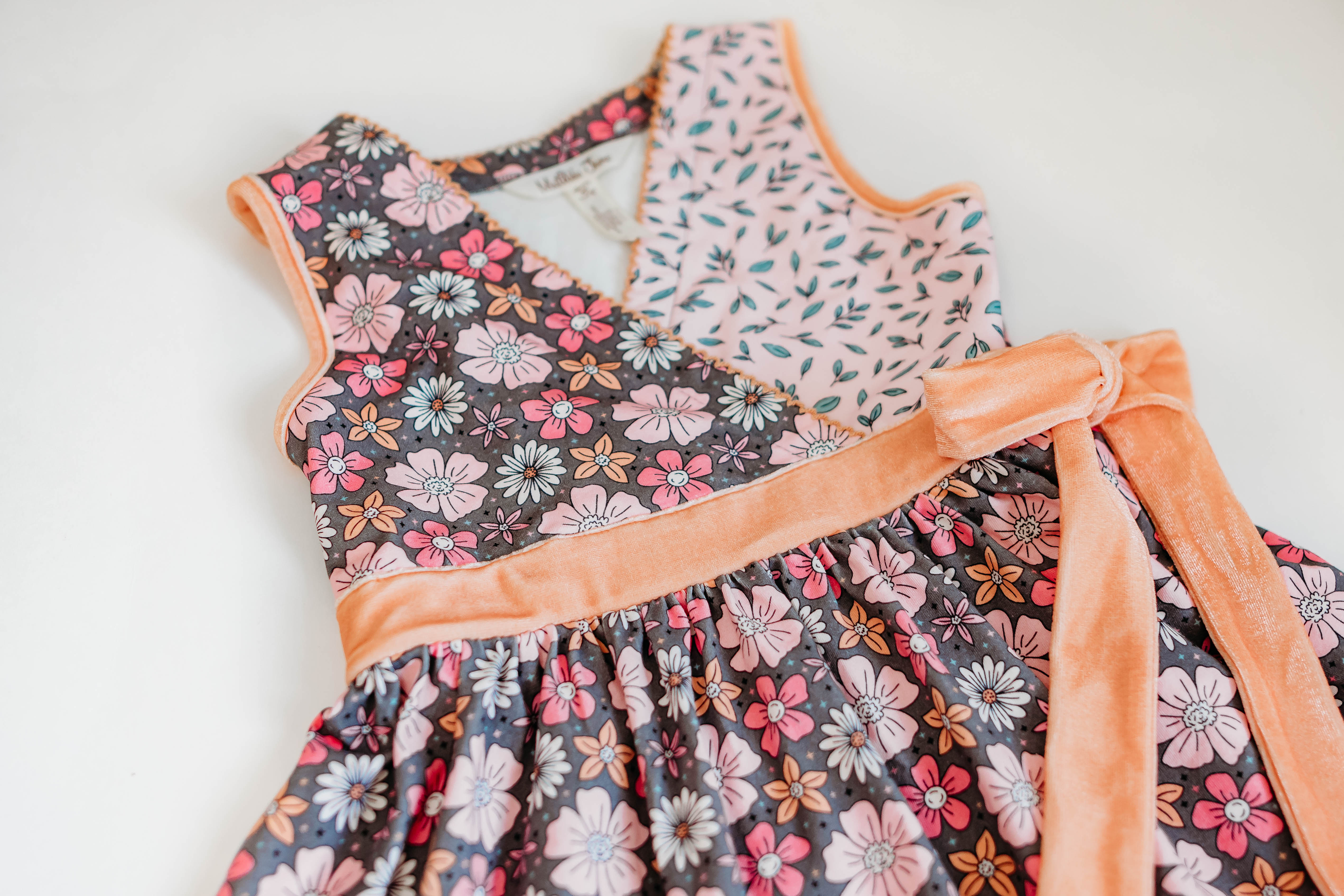 Twilight Blossom Wrap Dress