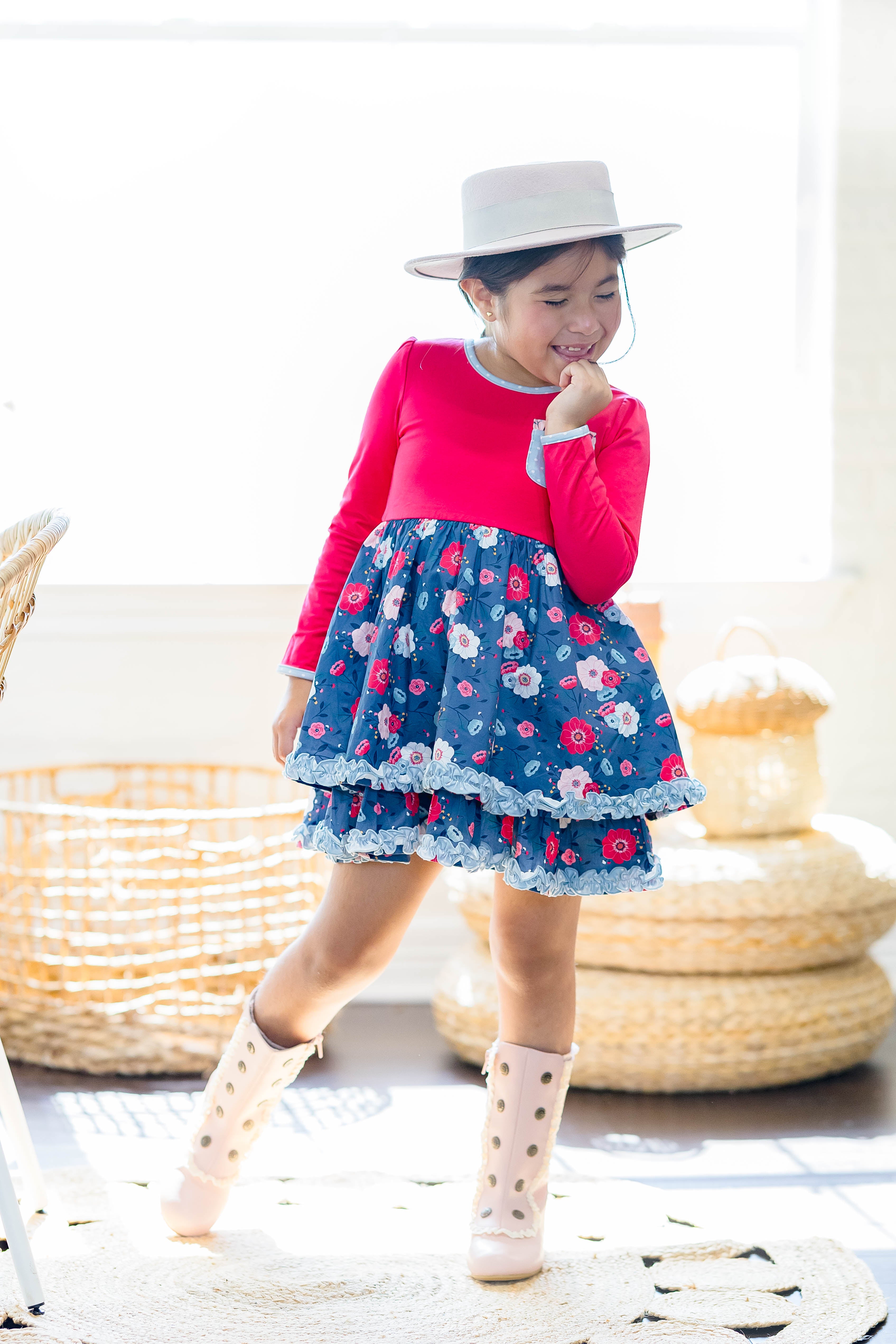 Girls Rule Ruffle Dress