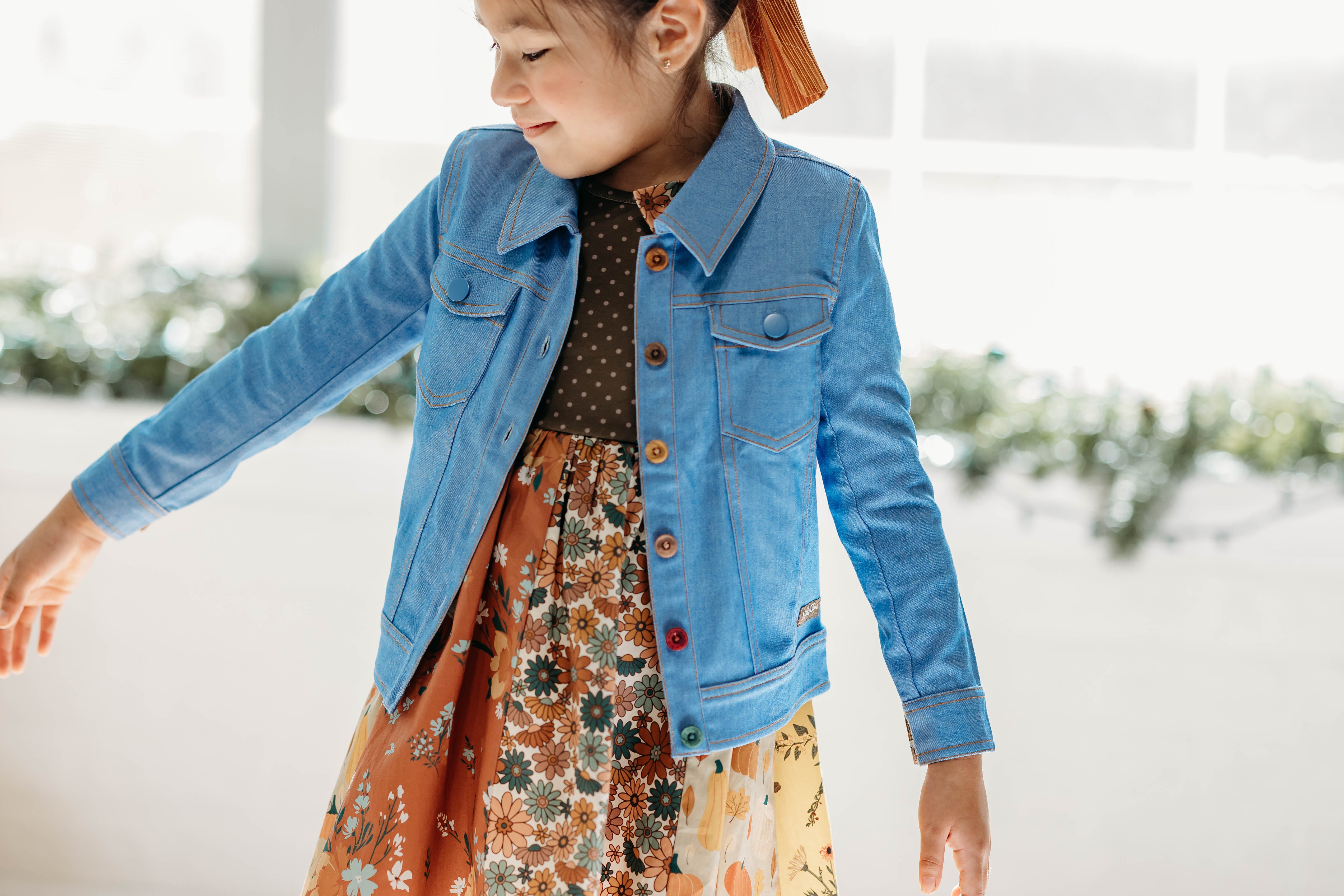 Denim faux jacket hotsell