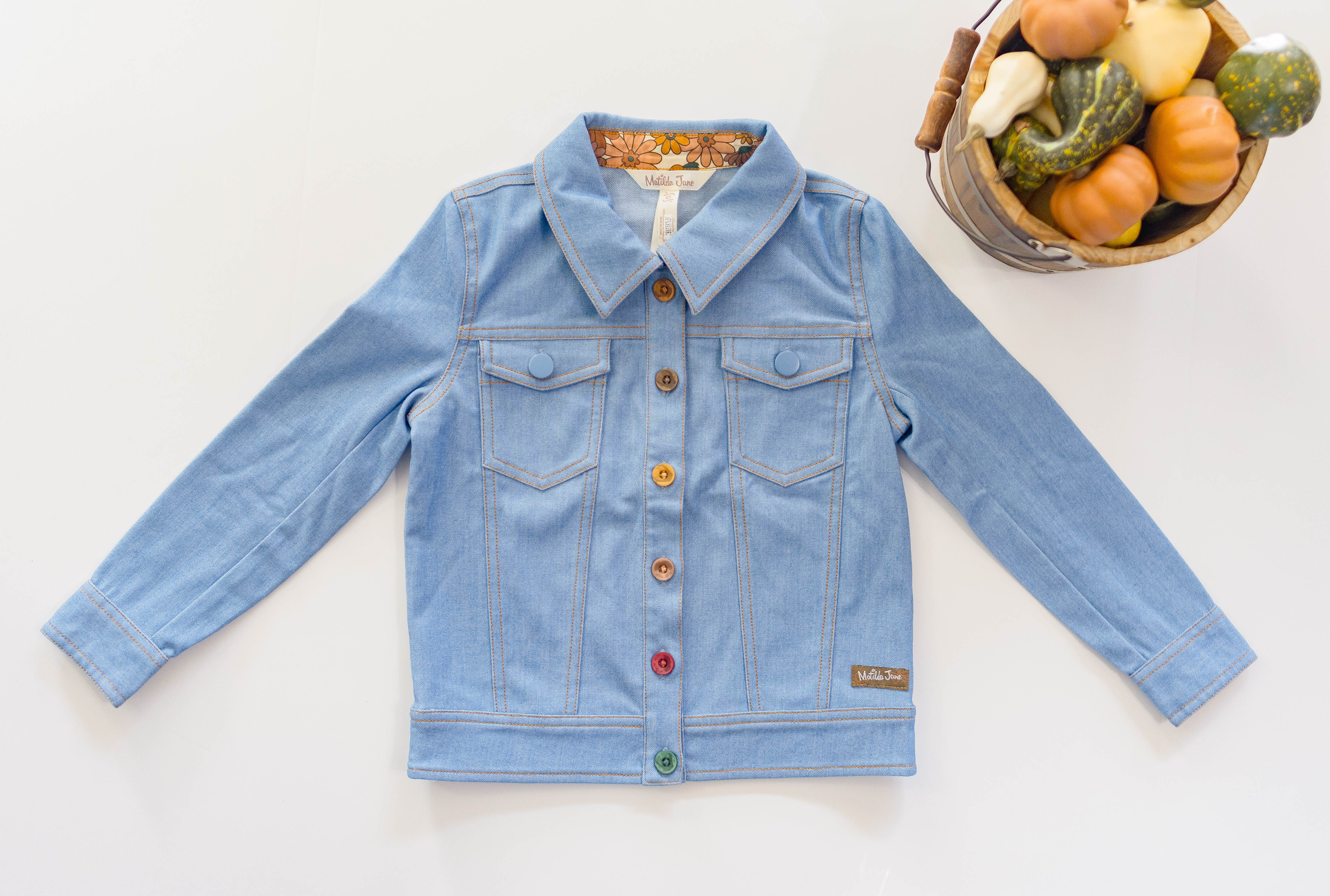 Adventure Seeker Faux Denim Jacket (PRE-ORDER)