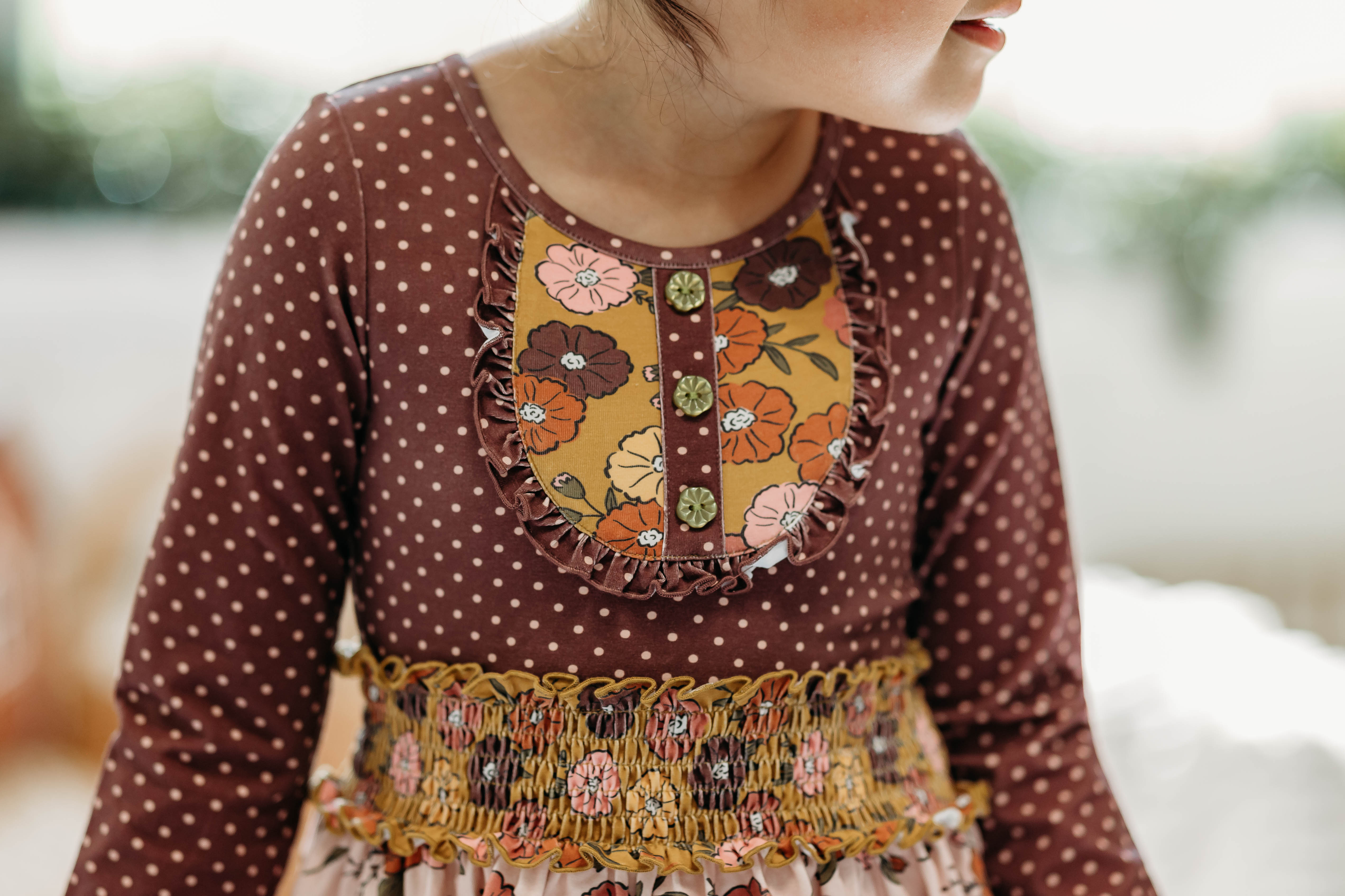 Mulberry Mocha Bib Dress