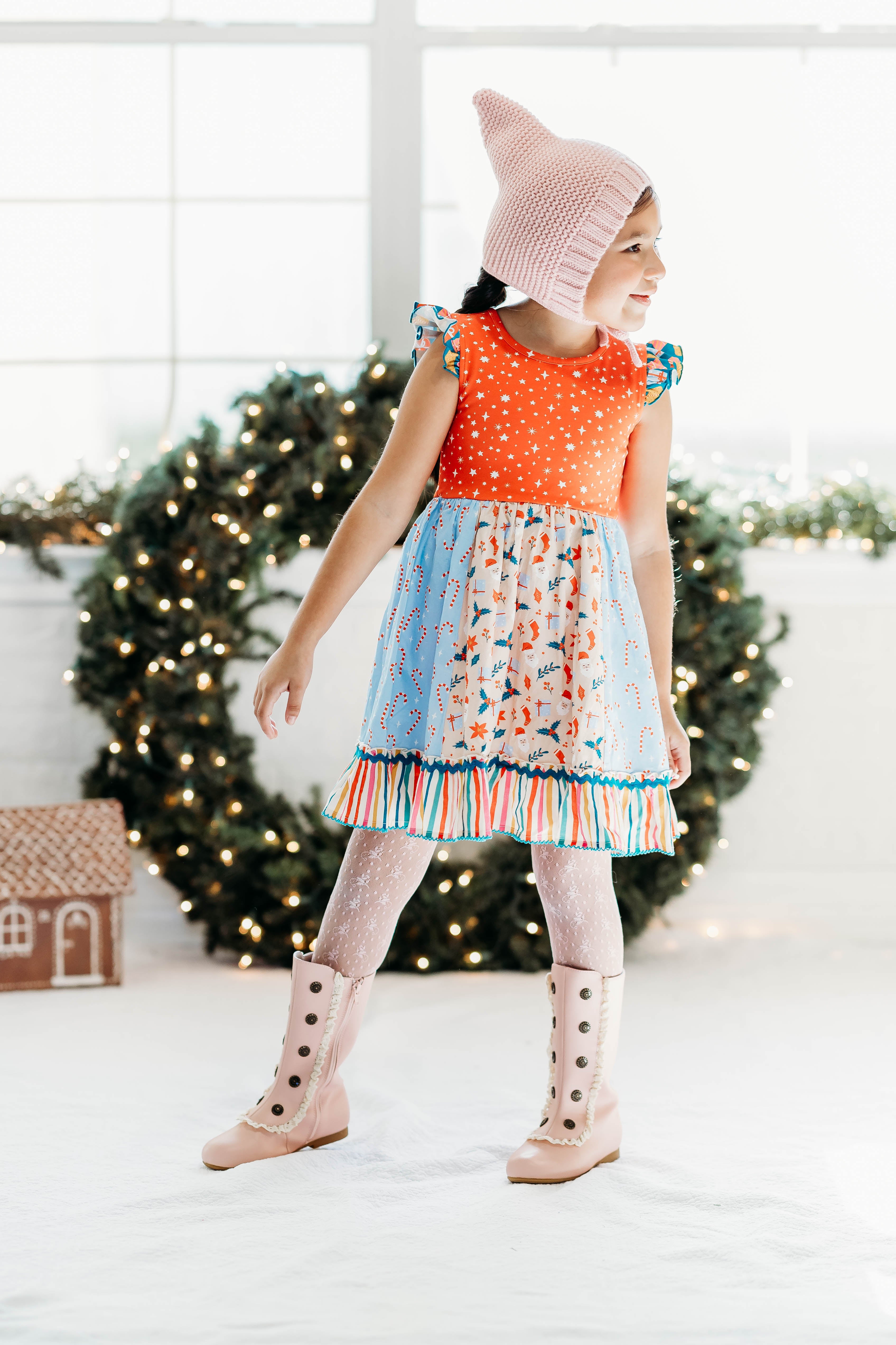 Twinkleberry Noel Ruffle Dress (Pre-Order)