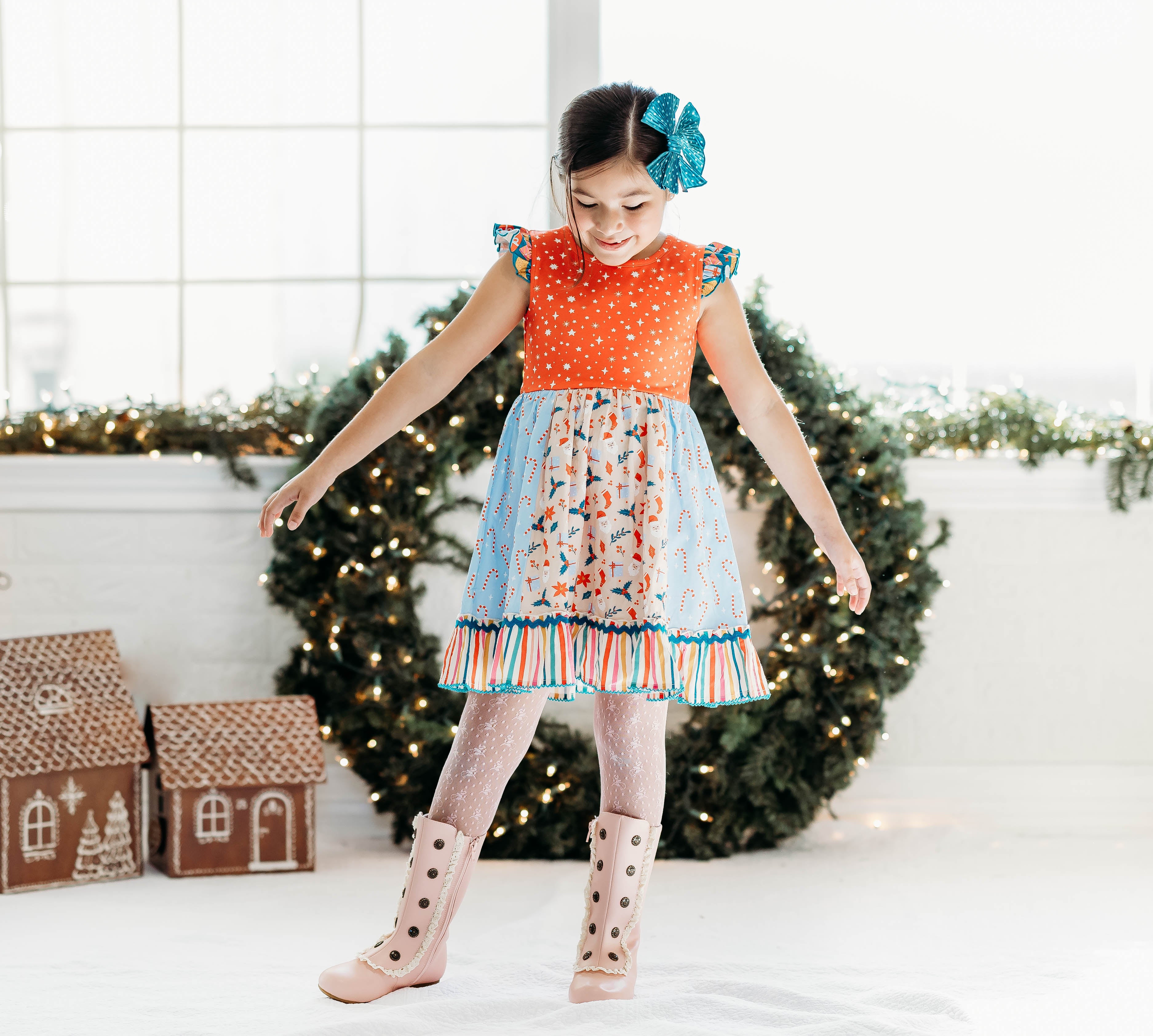 Twinkleberry Noel Ruffle Dress (Pre-Order)