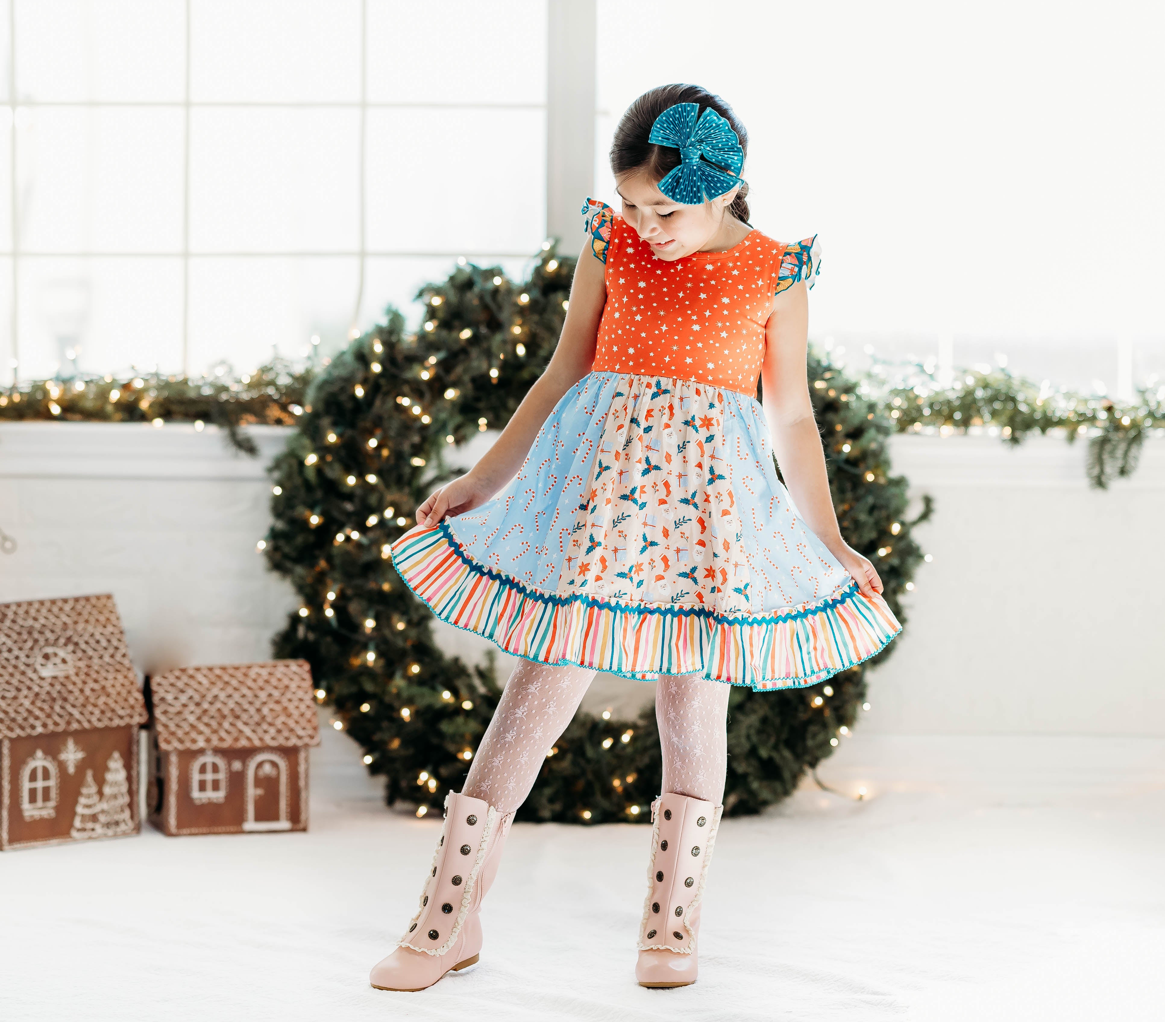 Twinkleberry Noel Ruffle Dress (Pre-Order)