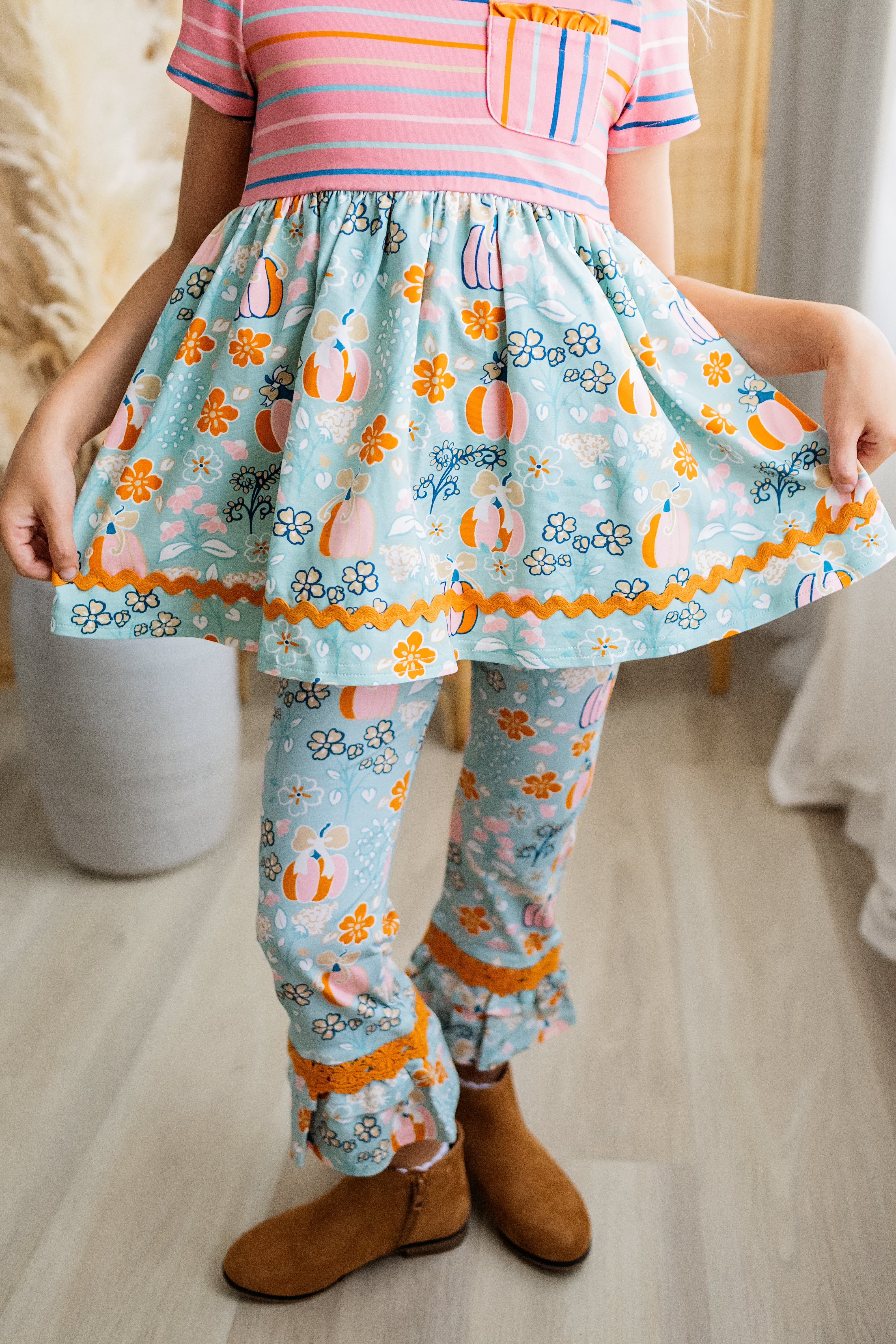 Pumpkin Pie Darling Big Ruffles