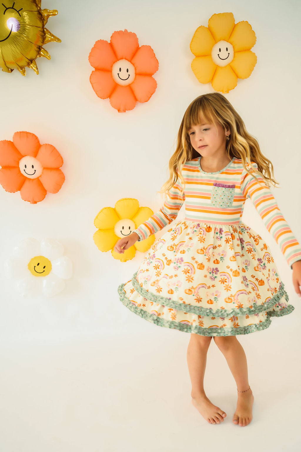 Carriage Ride Ruffle Dress (Pre-Order)