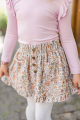 Enchanted Oasis Corduroy Skirt Set