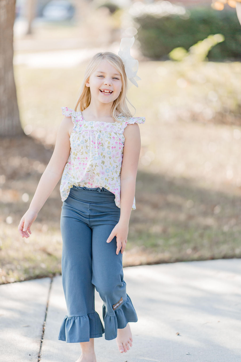 Indigo Essence Big Ruffles – Matilda Jane Clothing