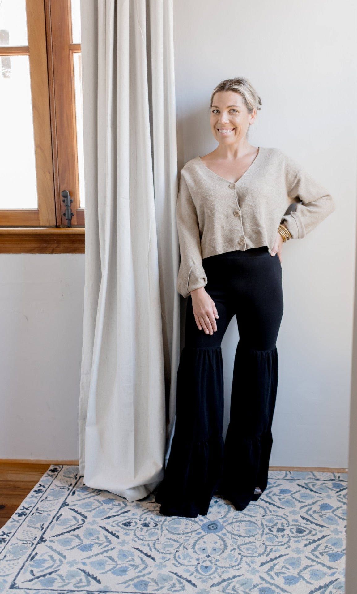 Women's Tiered Ruffle Pants | Into The Night