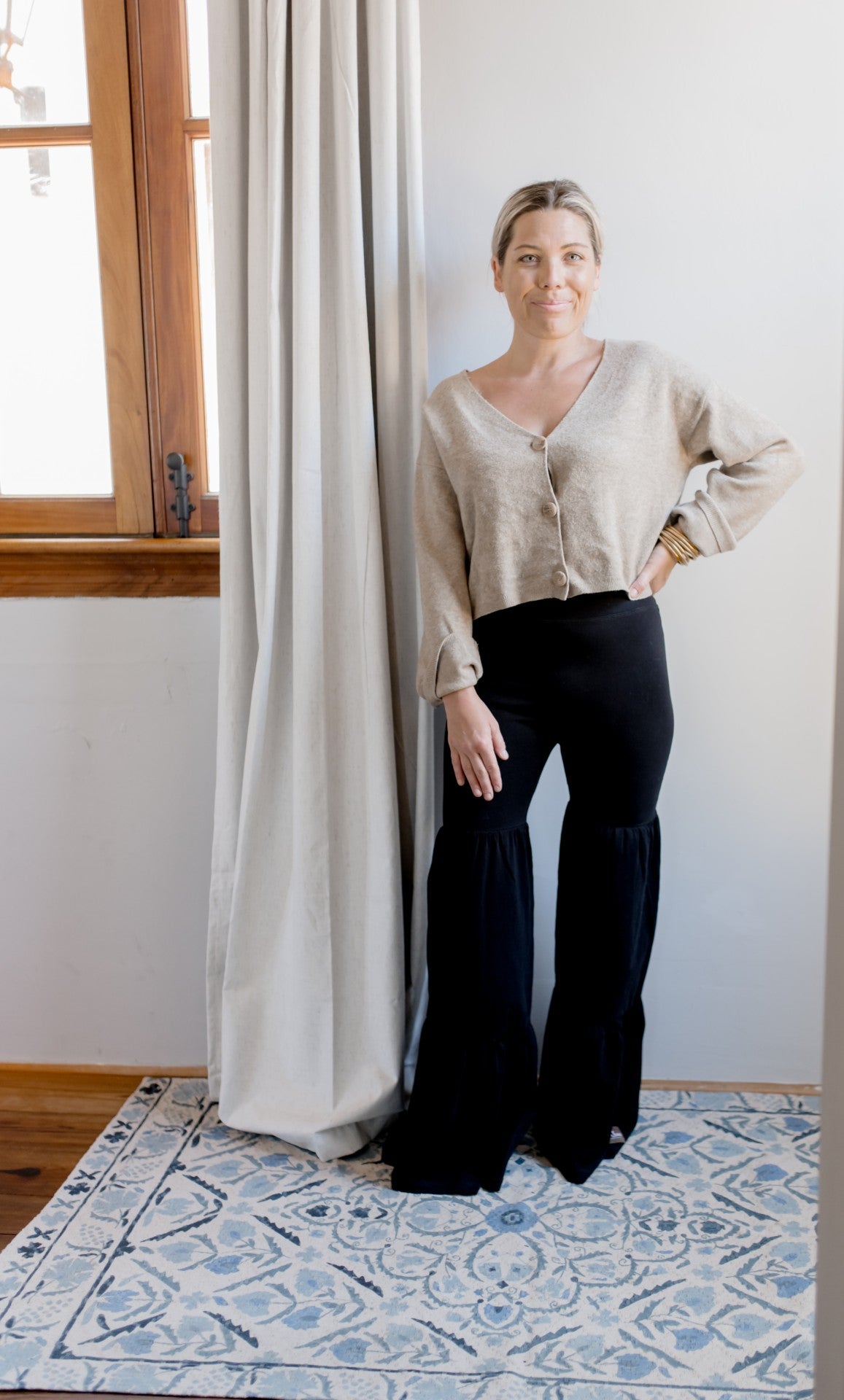 Women's Tiered Ruffle Pants | Into The Night