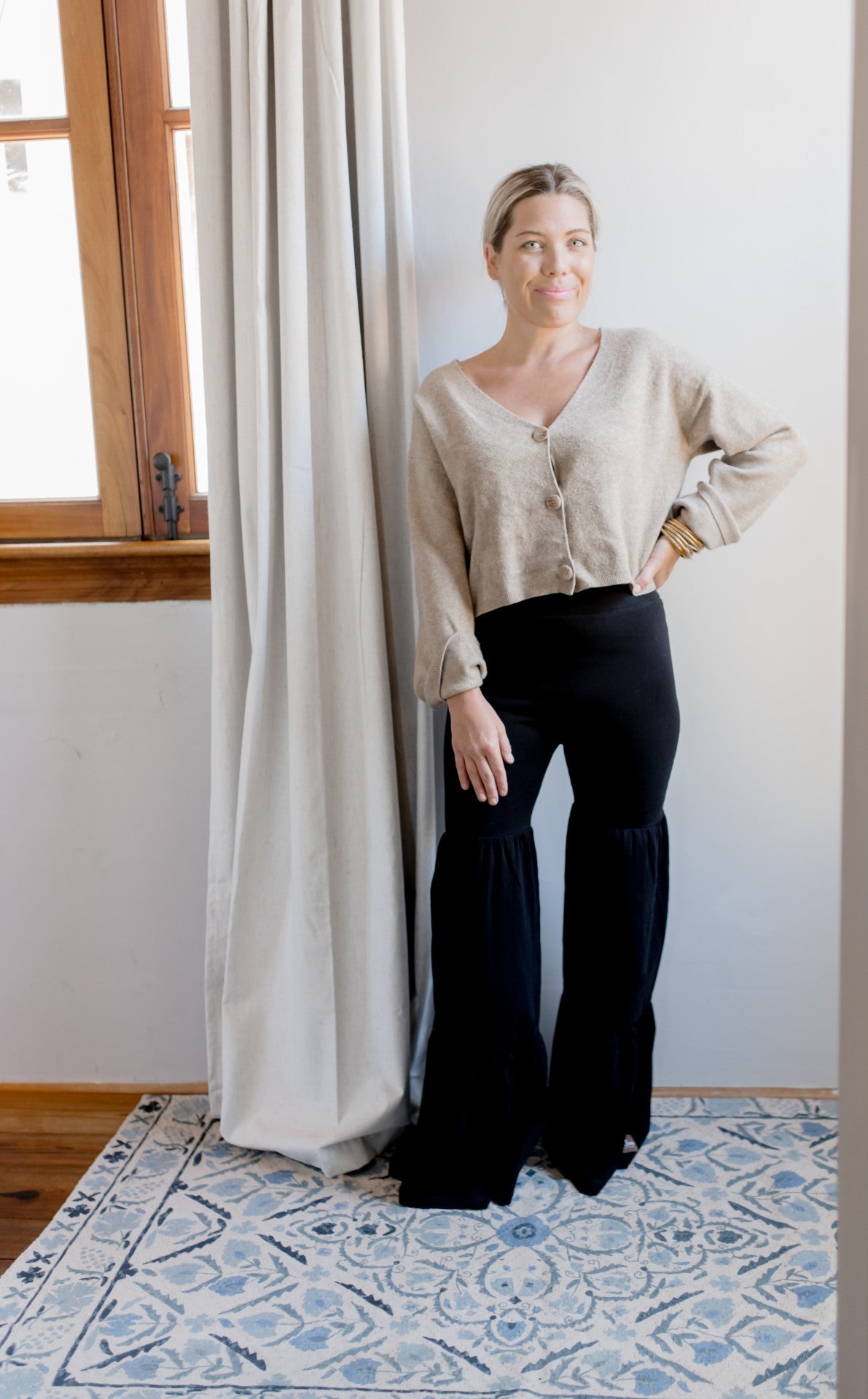 Women's Tiered Ruffle Pants | Into The Night