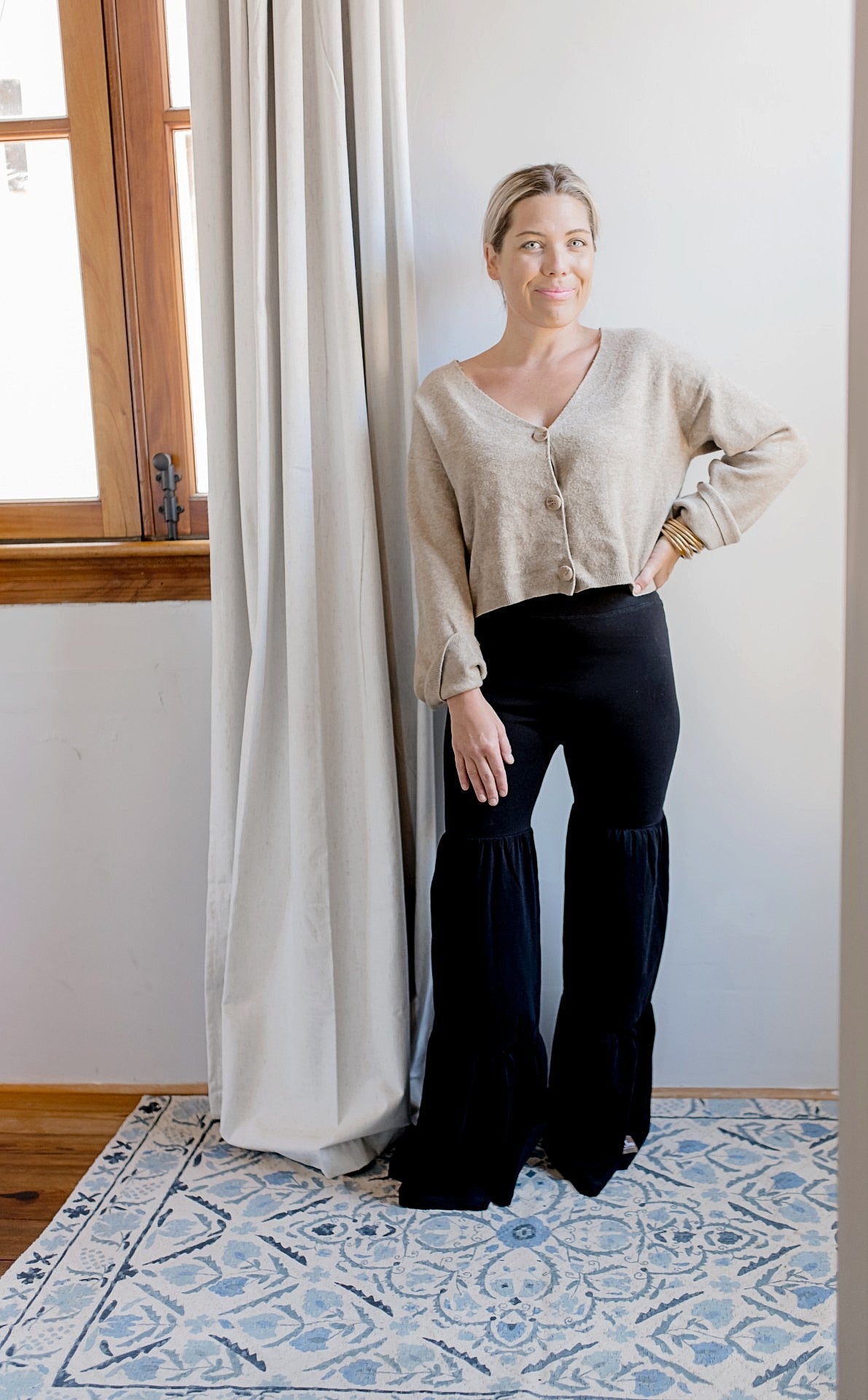 Women's Tiered Ruffle Pants | Into The Night