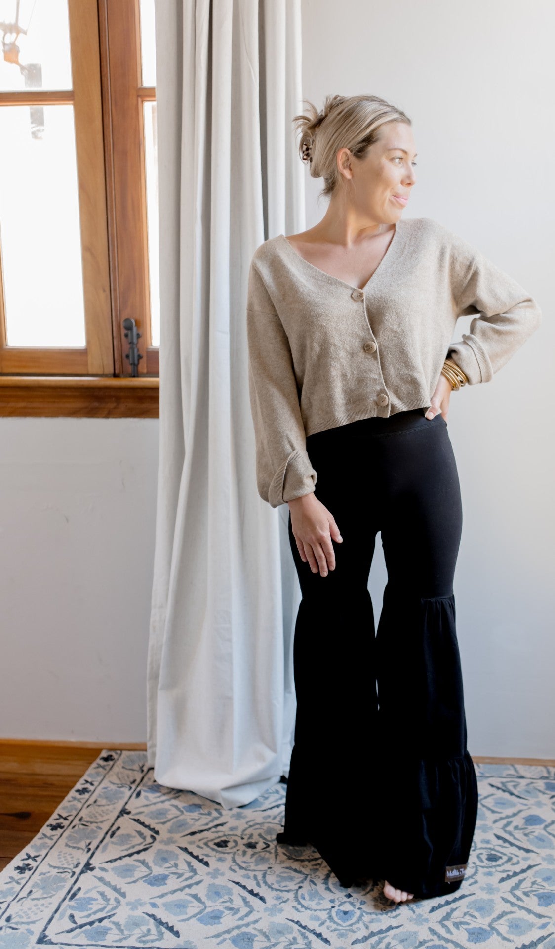 Women's Tiered Ruffle Pants | Into The Night