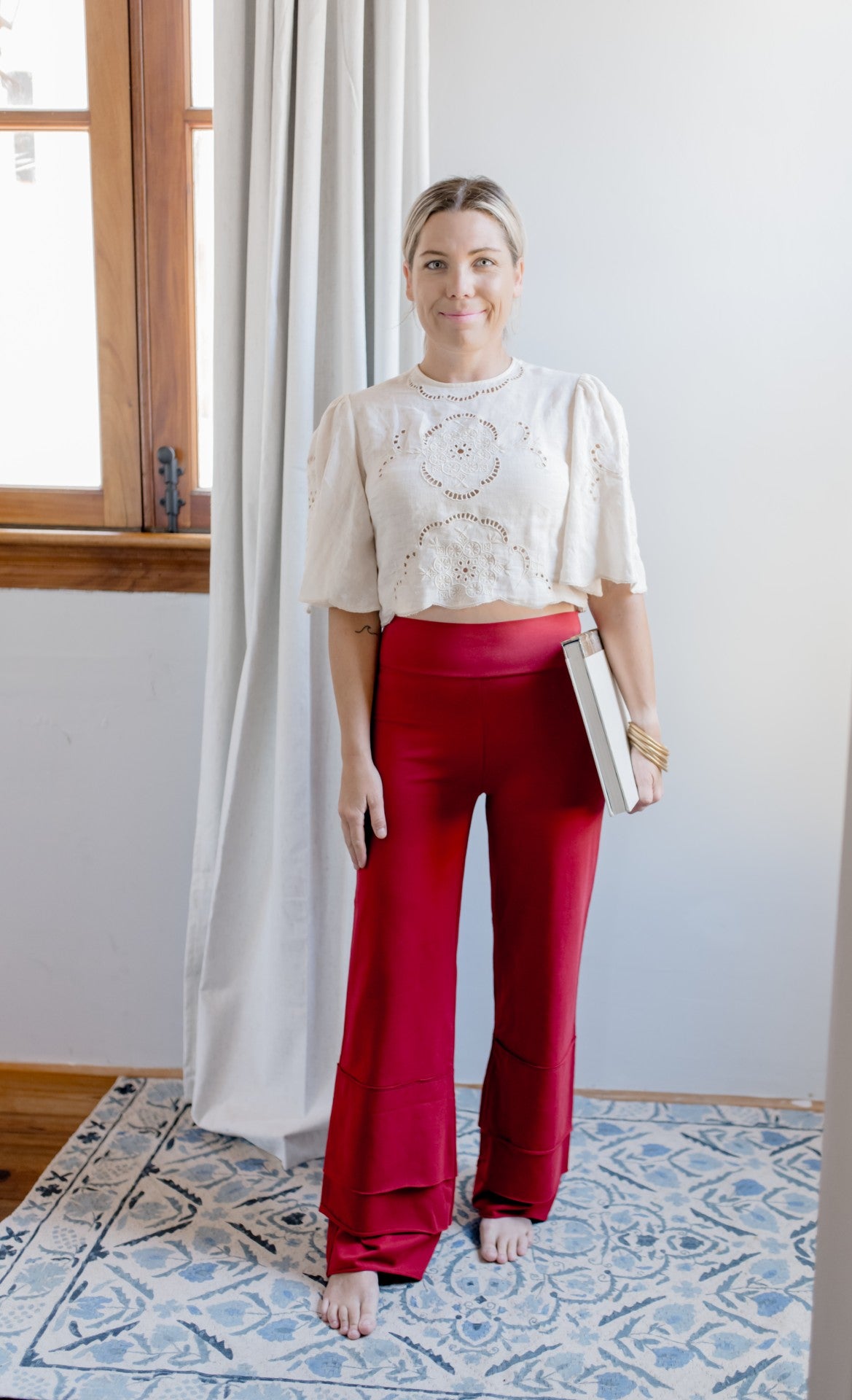 Women's Finn Pants | Merry In Cranberry