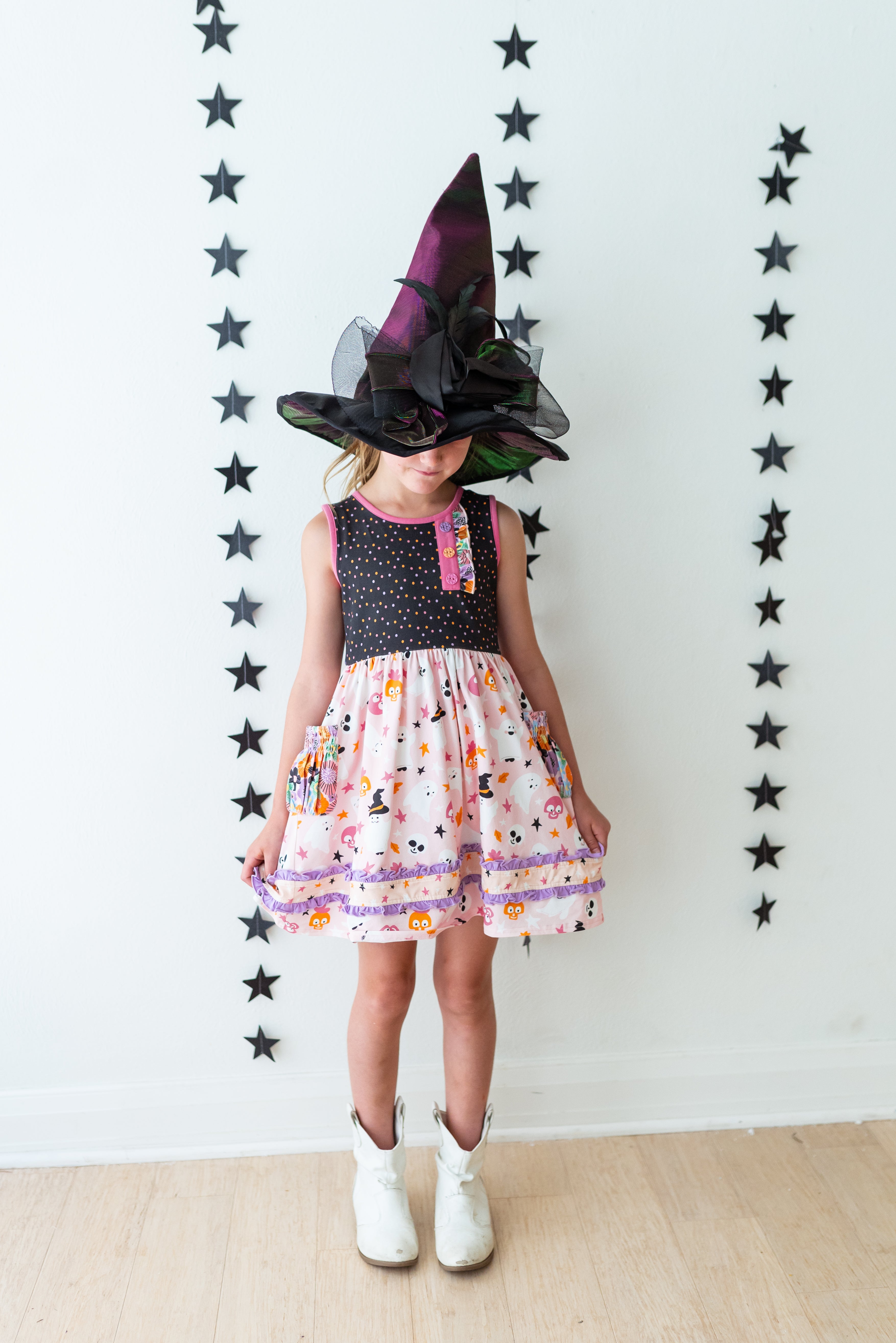 Boogie Woogie Monsters Button Dress