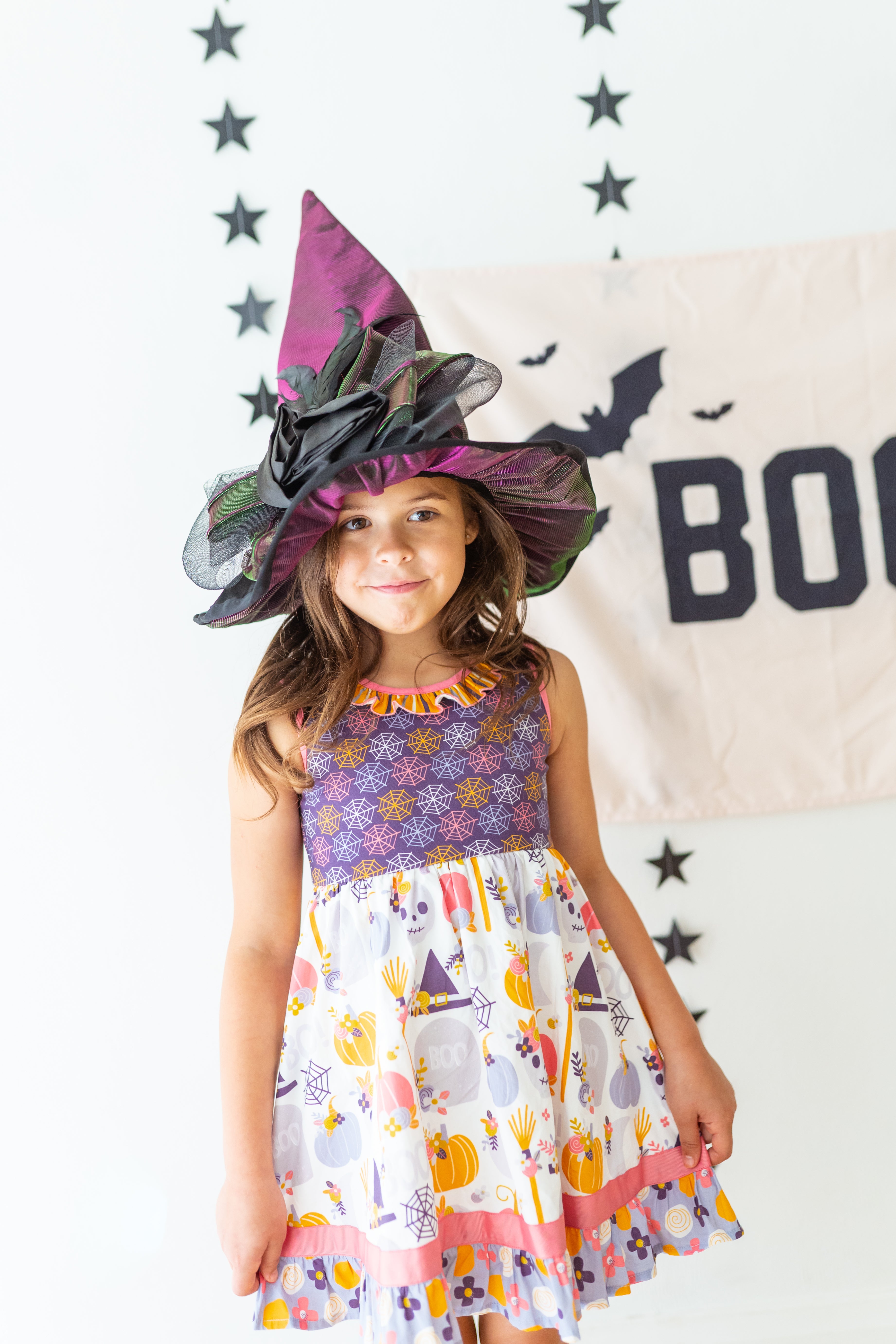 Boo-tiful Haunts Ruffle Dress