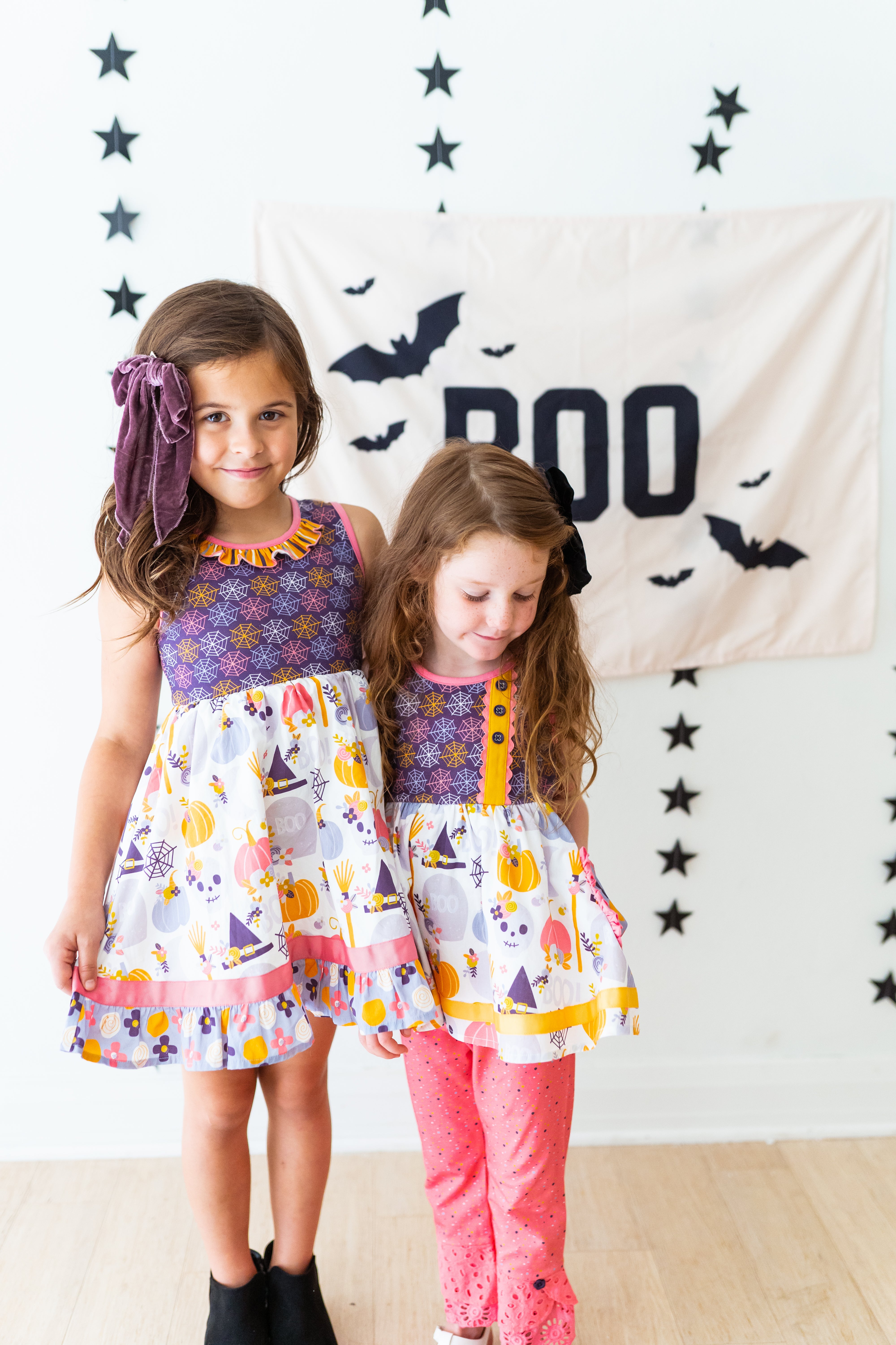 Boo-tiful Haunts Ruffle Dress