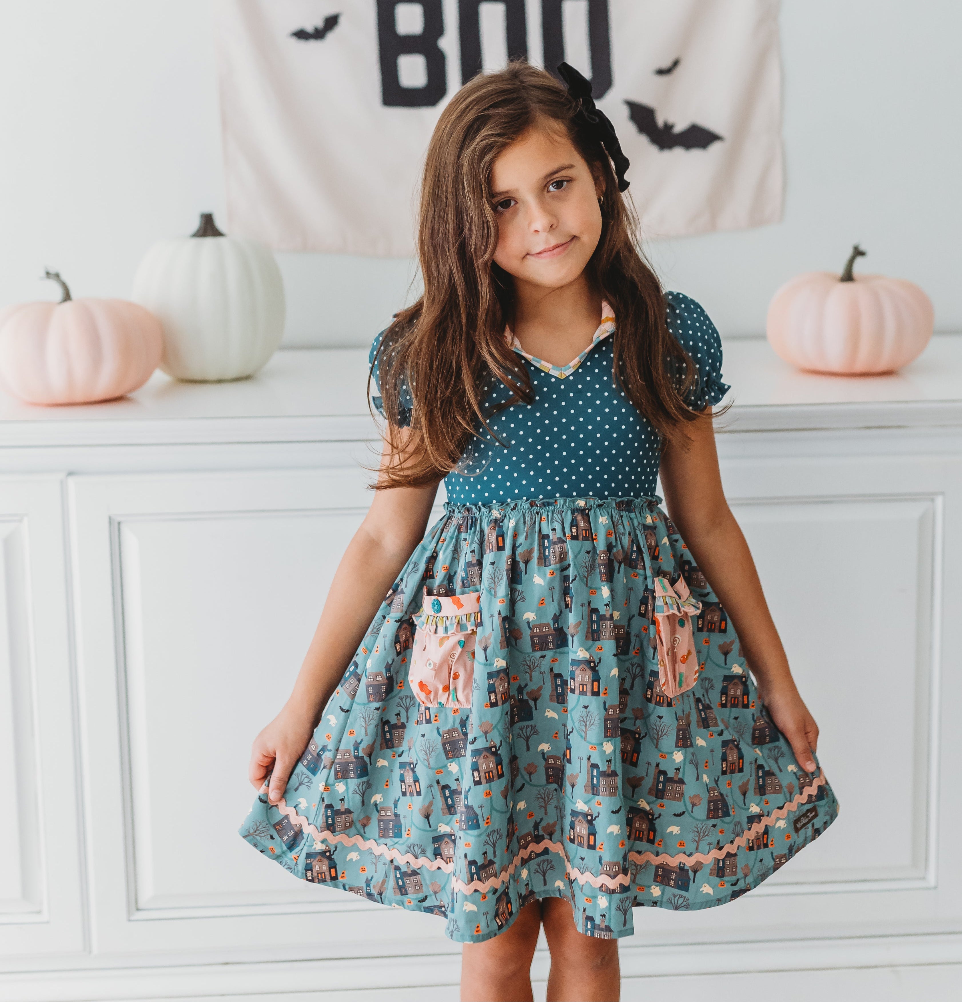 Little Haunts Lane Hooded Dress (Pre-Order)